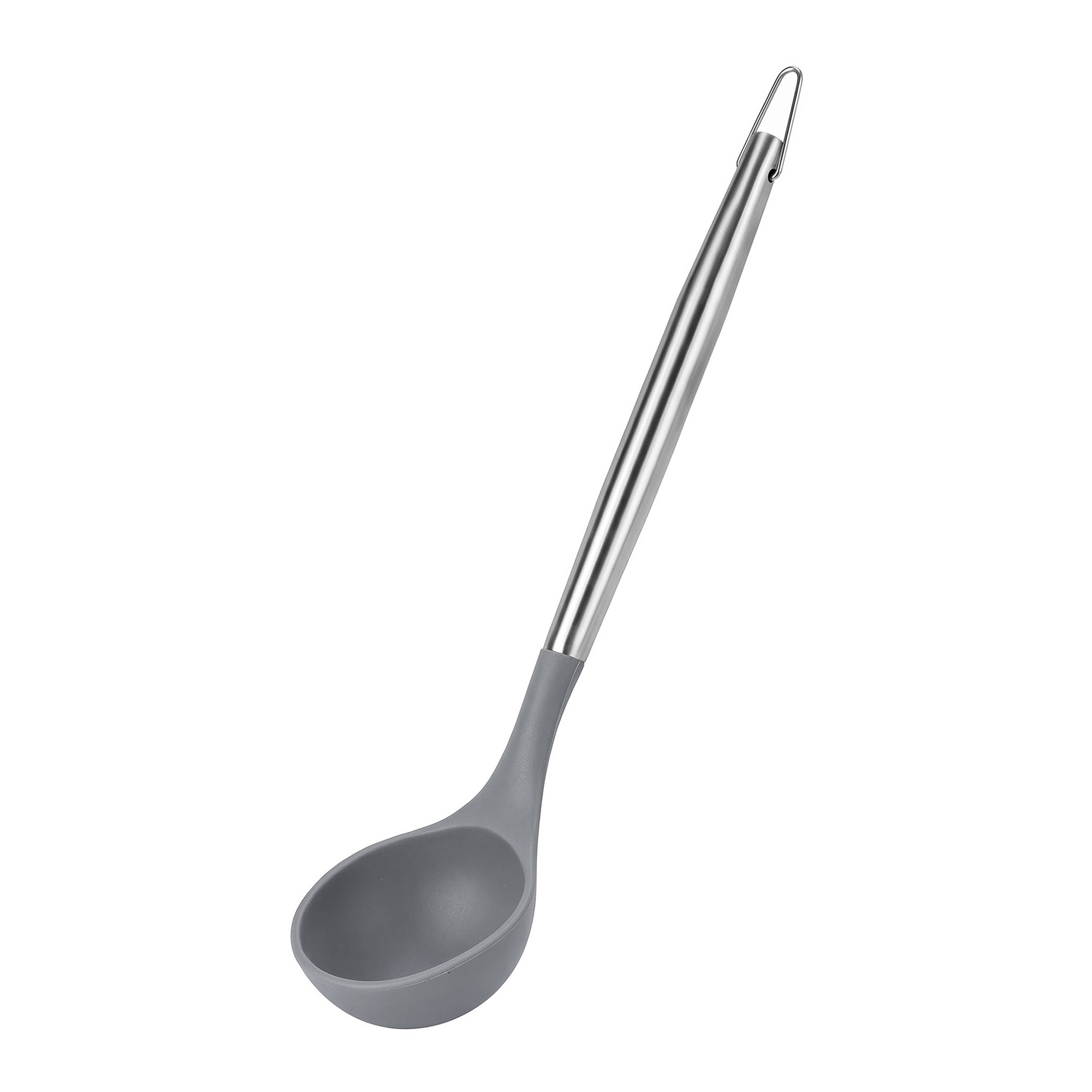 Unique Bargains Durable Non Stick Cookware Heat Resistant Silicone Spoon Soup 13.8" x 3"