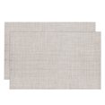 thumbnail image 1 of Unique Bargains Durable PVC Washable Woven Place Mats for Dining Tables and Home Use Beige, 1 of 6