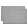 thumbnail image 1 of Unique Bargains Durable PVC Washable Woven Place Mats for Dining Tables and Home Use Gray, 1 of 6