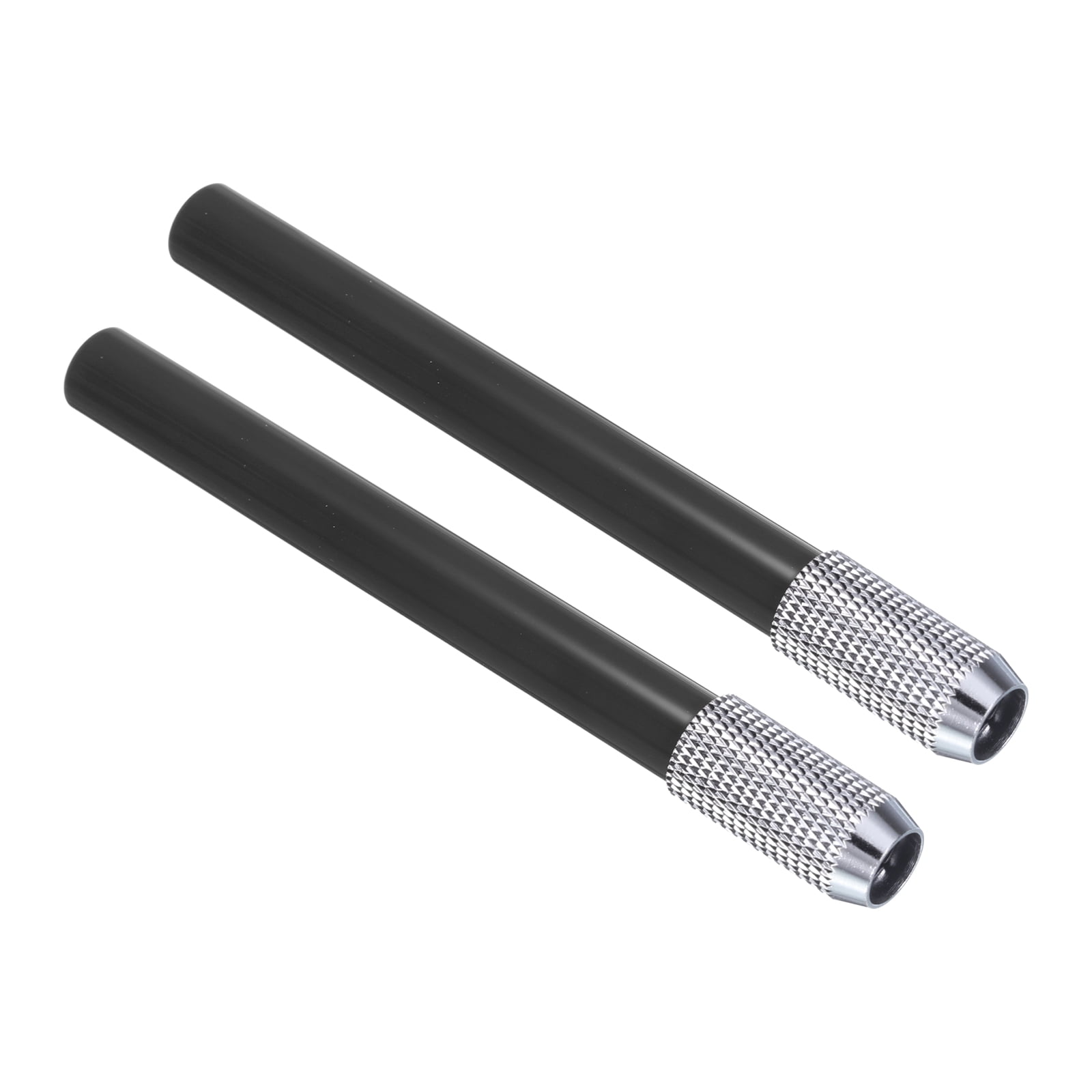 Unique Bargains Durable Pencil Extenders Adjustable Metal Holder Lengthener Black