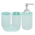 thumbnail image 1 of Unique Bargains 1 Set Durable Round Bathroom Kit for Bathroom Blue Plastic, 1 of 4