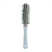 Unique Bargains Durable Round Vent Hair Brush for Curly Straight Wavy Hair Blue