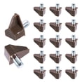 thumbnail image 1 of Unique Bargains Durable Shelf Support Pegs for Cabinets Shelves Brown 0.2" x 0.53", 1 of 5