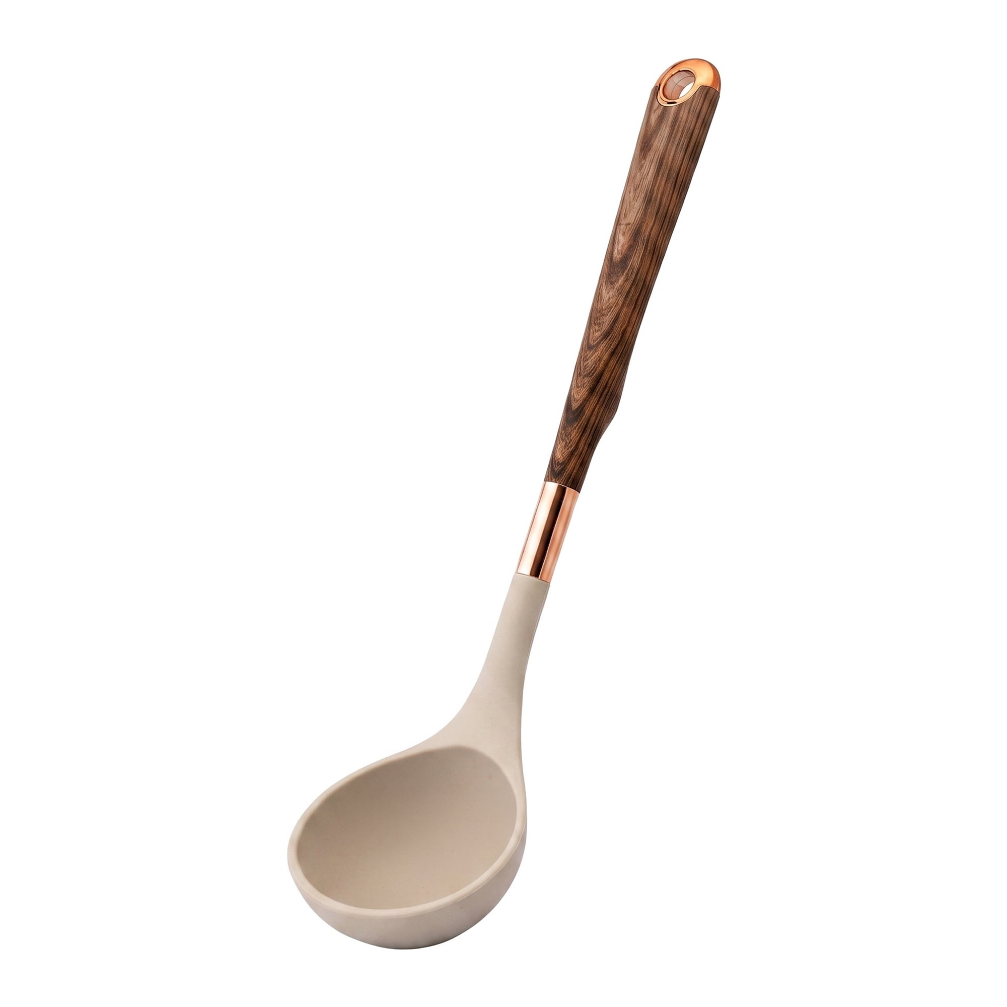 Unique Bargains Durable Silicone Heat Resistant Spoon for Cookware Soup spoon 12.8"x3"