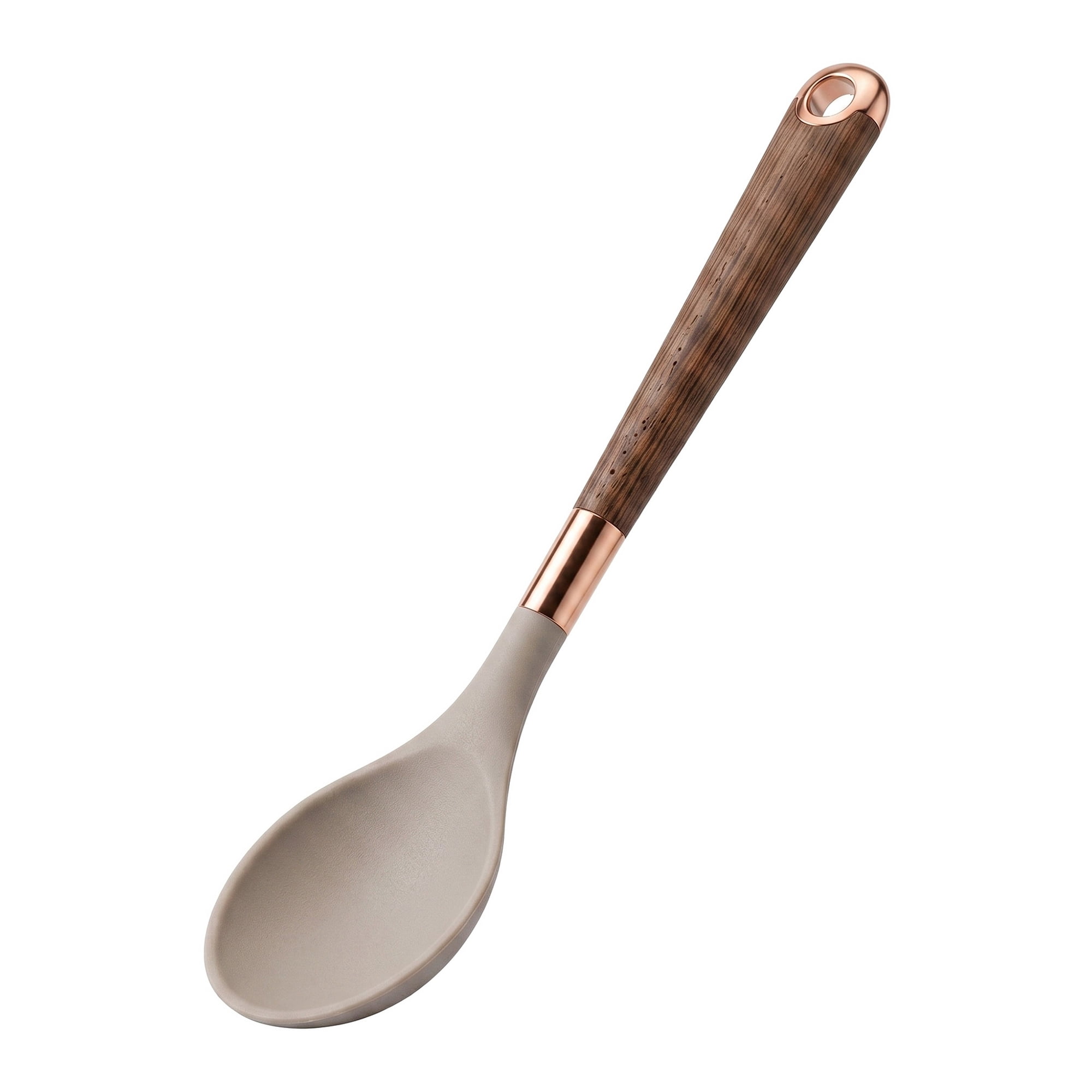 Unique Bargains Durable Silicone Heat Resistant Spoon for Cookware Spoon 13"x2.7"