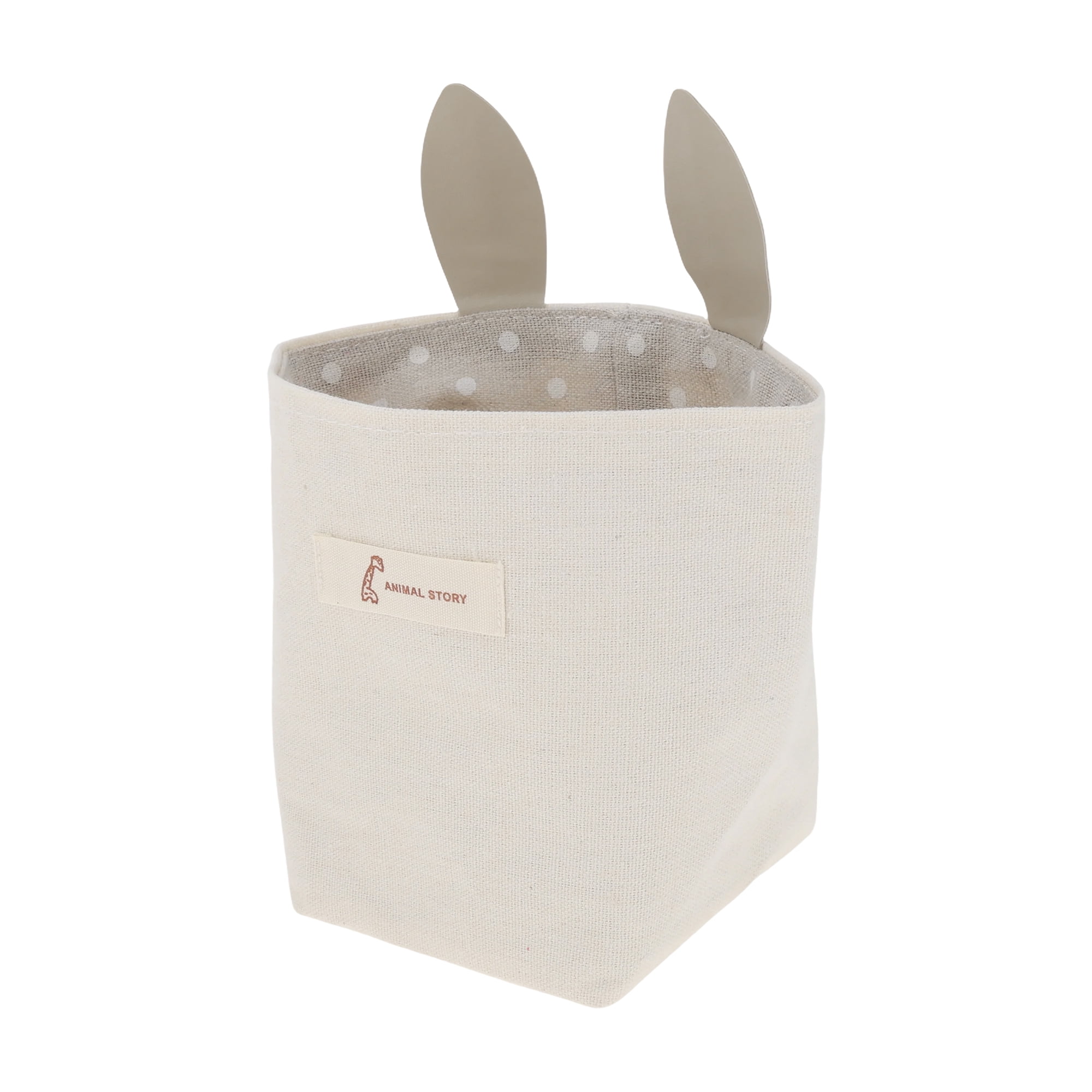 Unique Bargains Durable Simple Reusable Convenient Hanging Storage Bags 1 Pc Beige