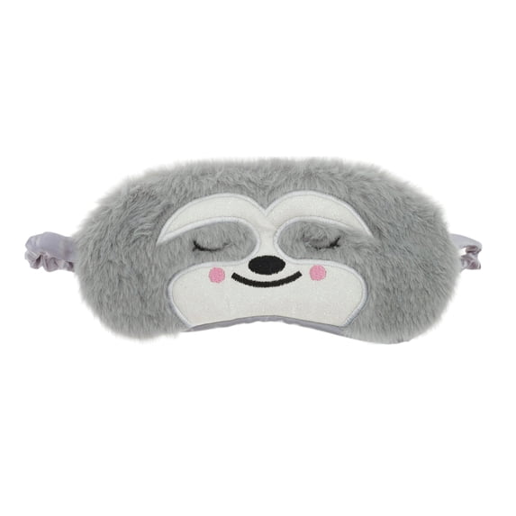Unique Bargains Durable Sloth Eye Mask for Travel and Relaxation During Sleep Gray