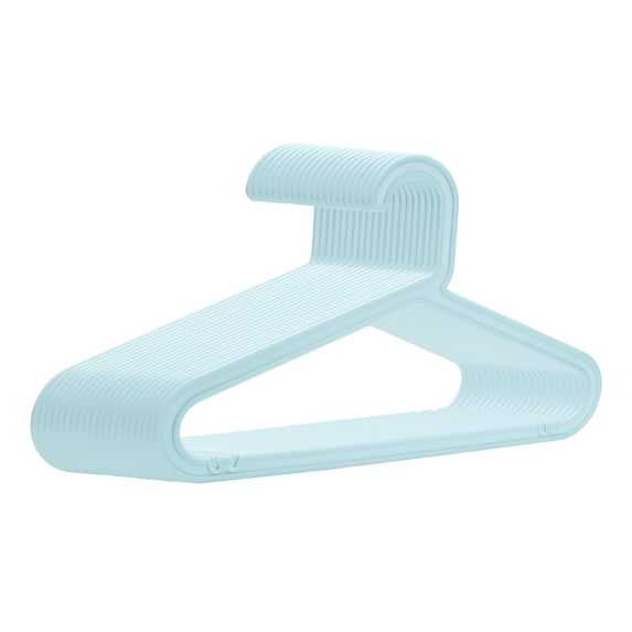 Unique Bargains Durable Space Saving Clothes Hangers 20 Packs Blue