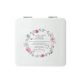 thumbnail image 1 of Unique Bargains Durable Square Shape Handheld Mirror for Travel White 1 Pc, 1 of 5