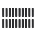thumbnail image 1 of Unique Bargains Durable Straight Nail Files 20 Pcs Black [Straight], 1 of 6