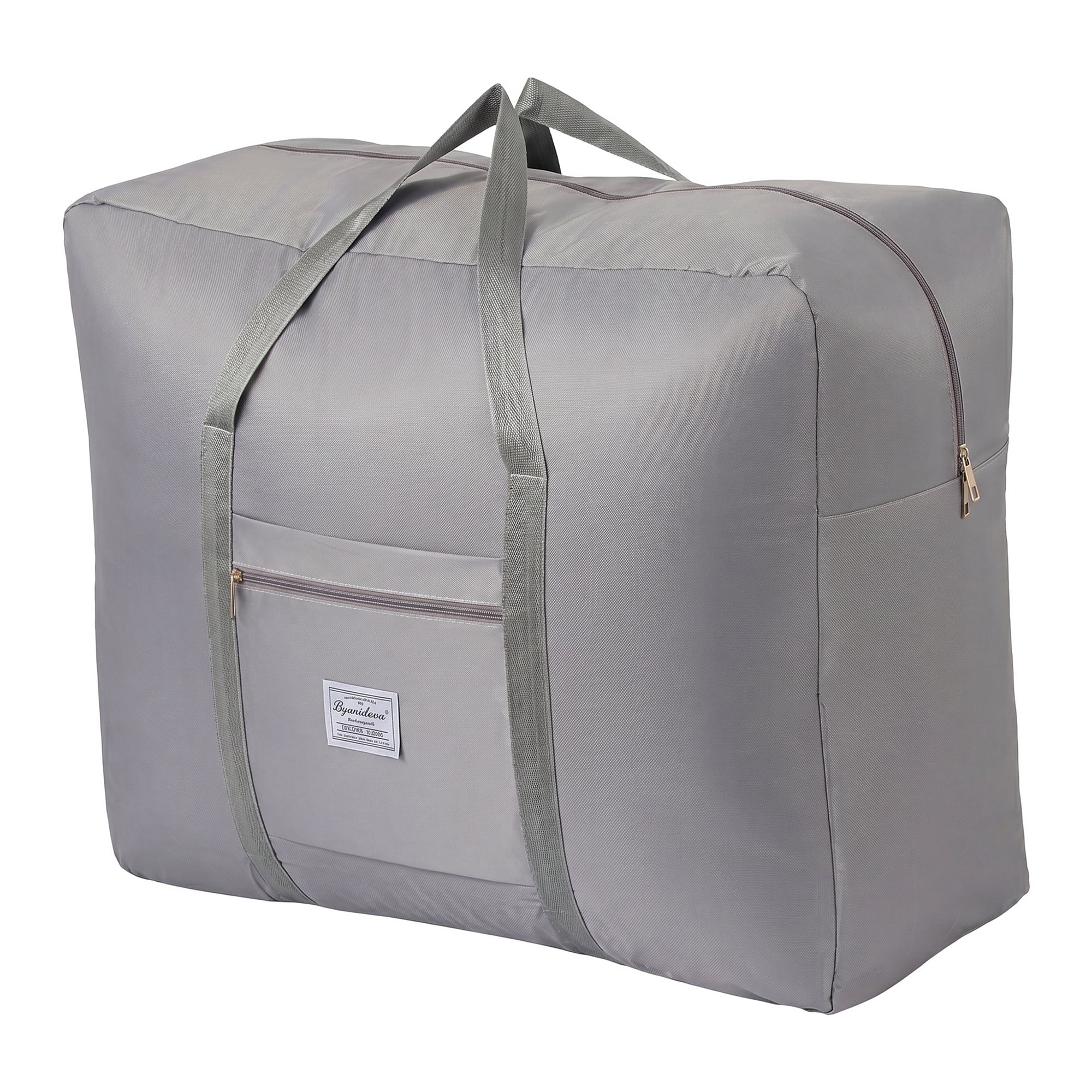 Unique Bargains Durable Strap Zipper Oversized Carry Storage Bag Blue 26.8"x21.7"x11.0"