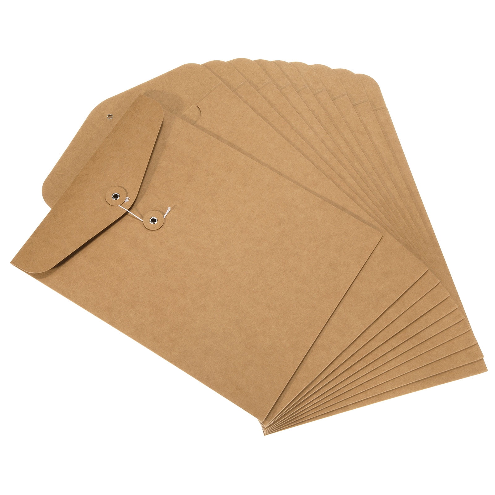 Unique Bargains Durable String File Folders Document Letter Organizer Holder 10 Pcs