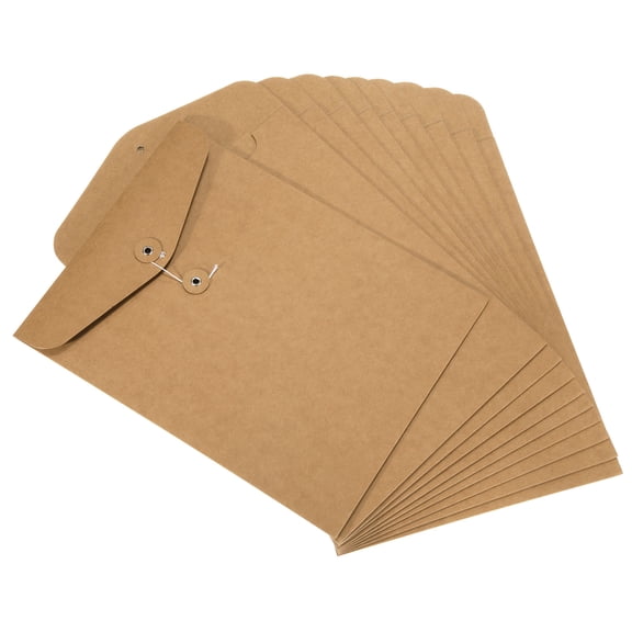 Unique Bargains Durable String File Folders Document Letter Organizer Holder 10 Pcs