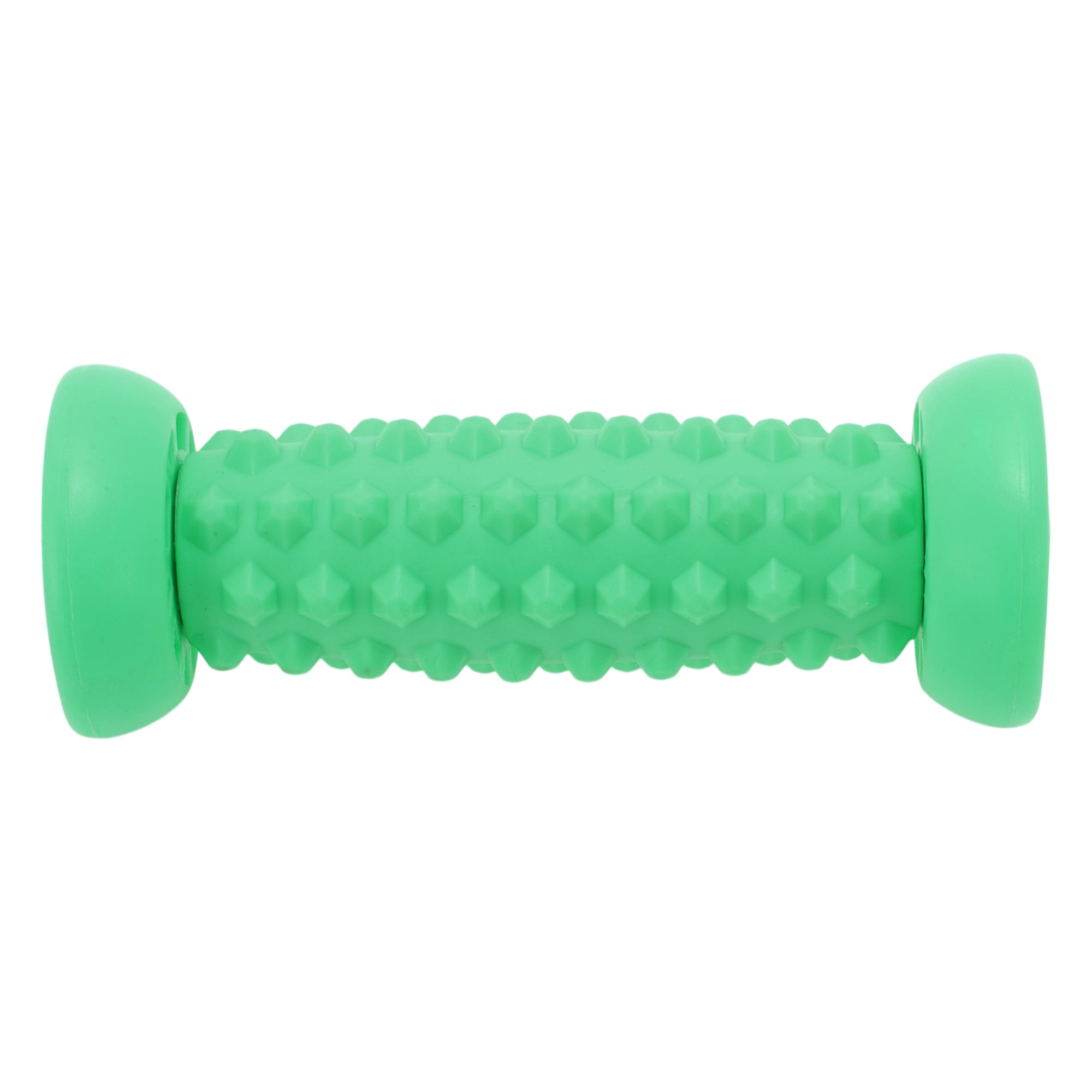 Unique Bargains Durable Useful 1 Pc Dumbbell Roller Foot Massager Green