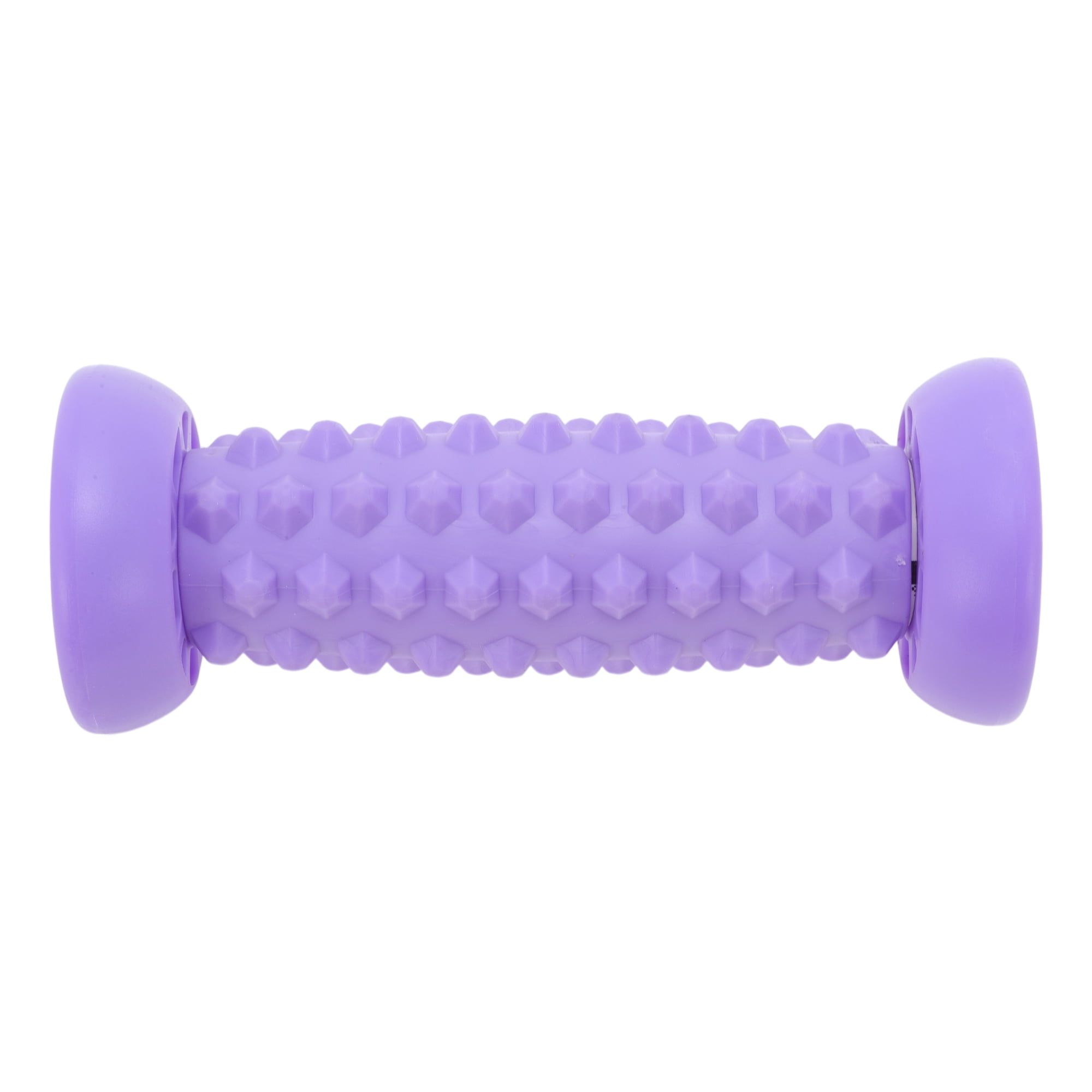 Unique Bargains Durable Useful 1 Pc Dumbbell Roller Foot Massager Purple