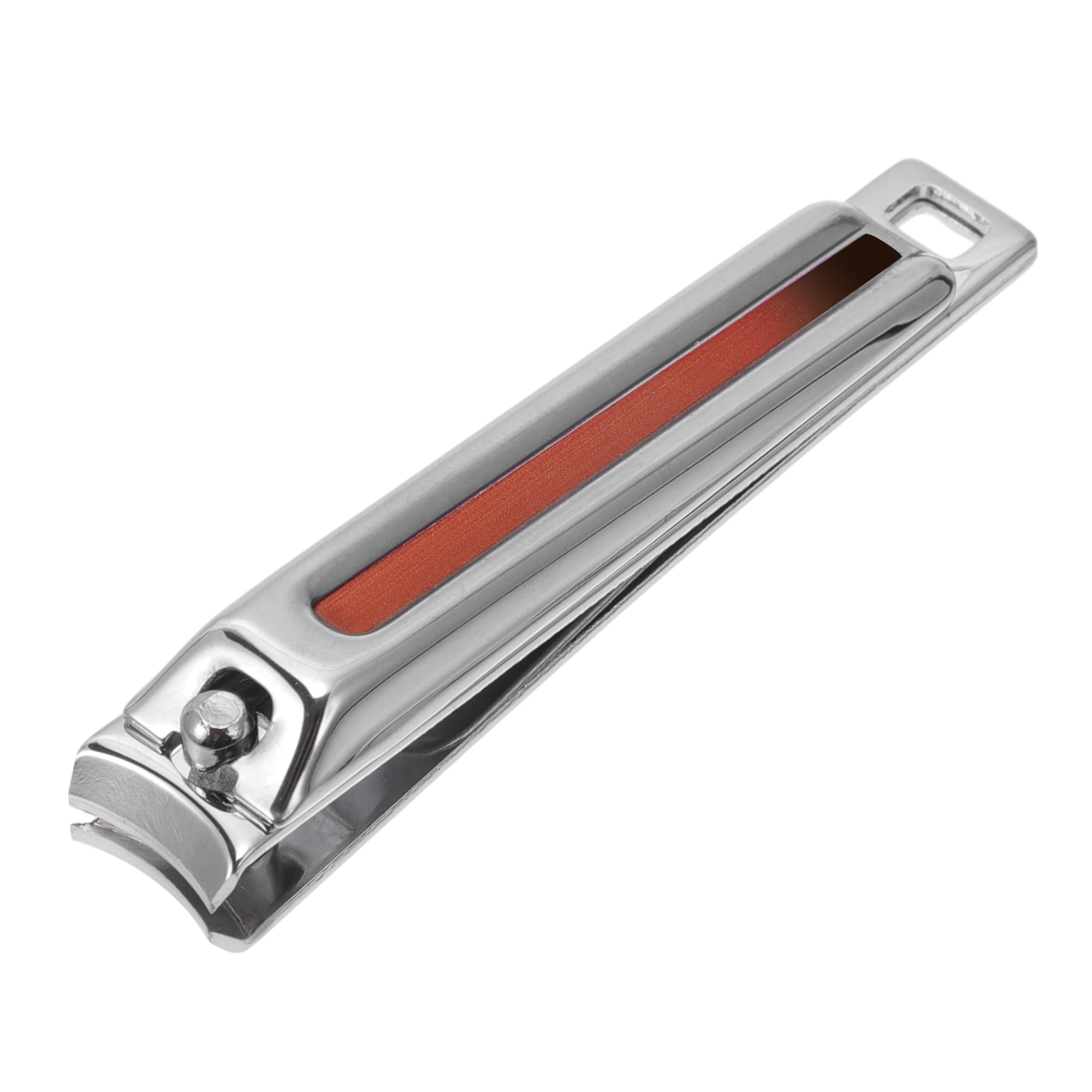 Unique Bargains Durable Vertical Pattern Nail Clippers 1 Pc Red