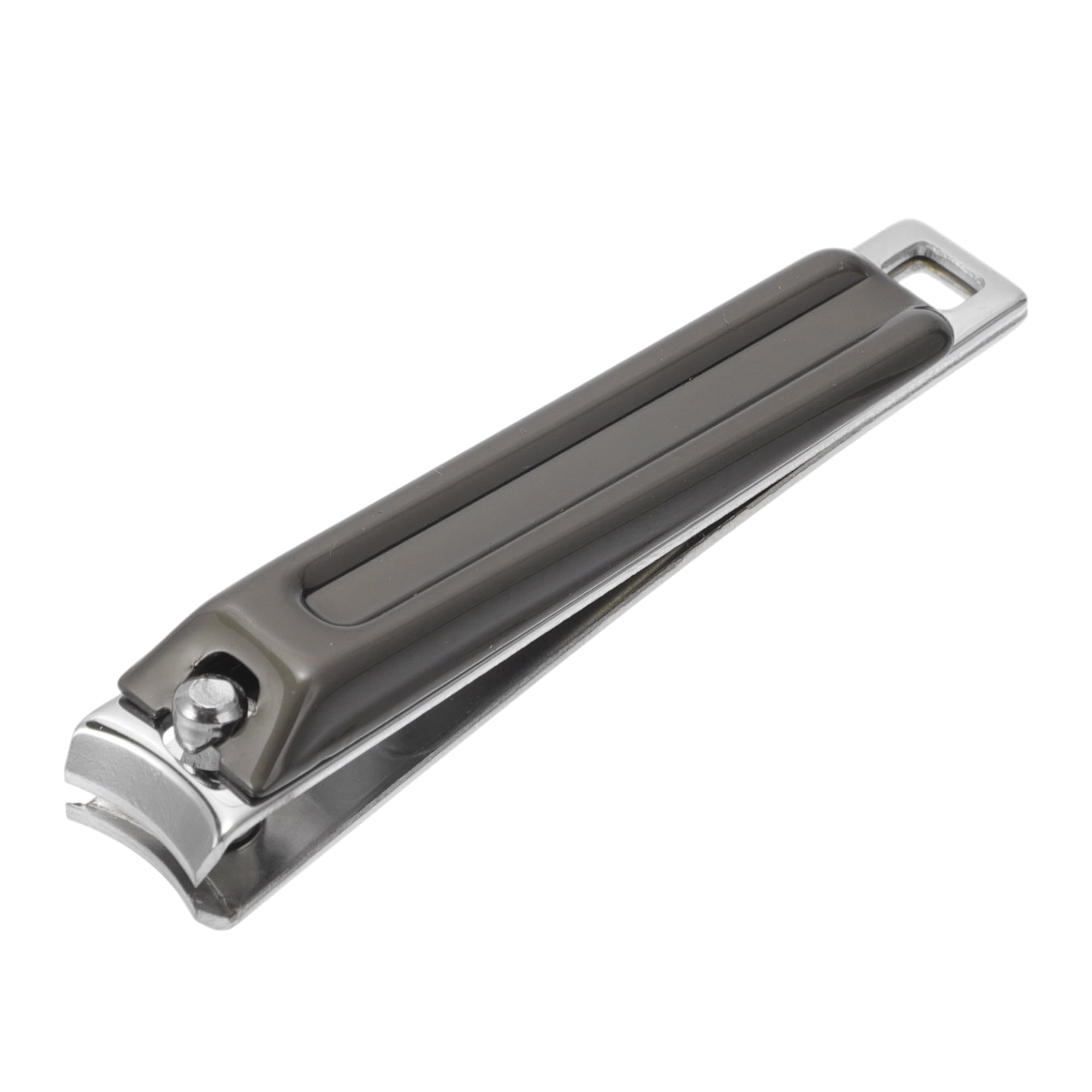 Unique Bargains Durable Vertical Pattern Nail Clippers 1 Pc Titanium Tone