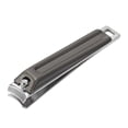 thumbnail image 1 of Unique Bargains Durable Vertical Pattern Nail Clippers 1 Pc Titanium Tone, 1 of 6