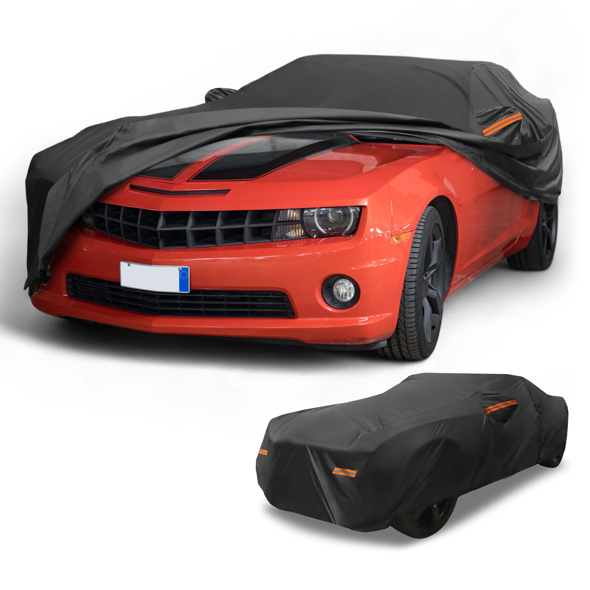Unique Bargains Durable Waterproof Car Cover Black for Chevrolet Camaro