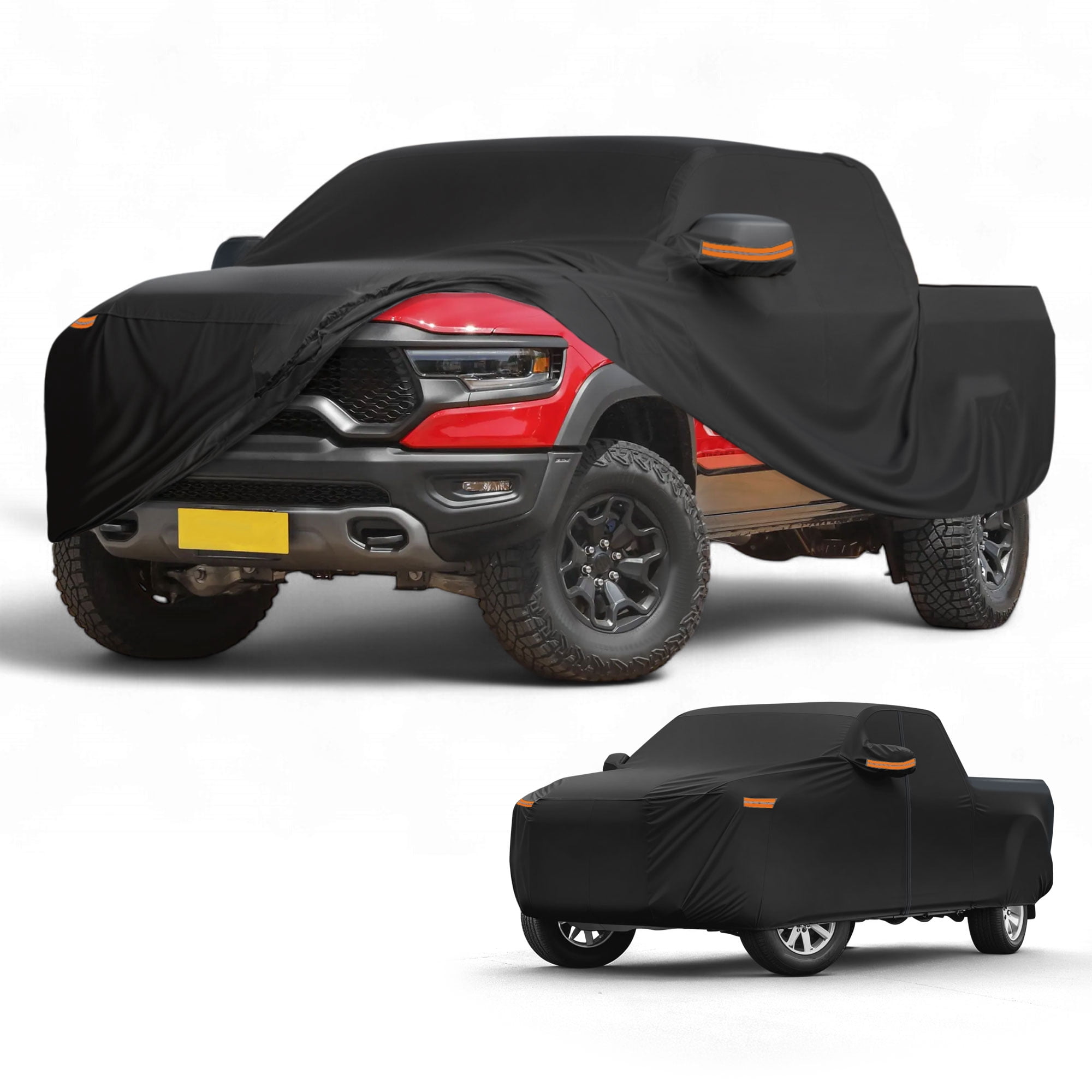 Unique Bargains Durable Waterproof Car Cover Black ["for Dodge for Ram"]