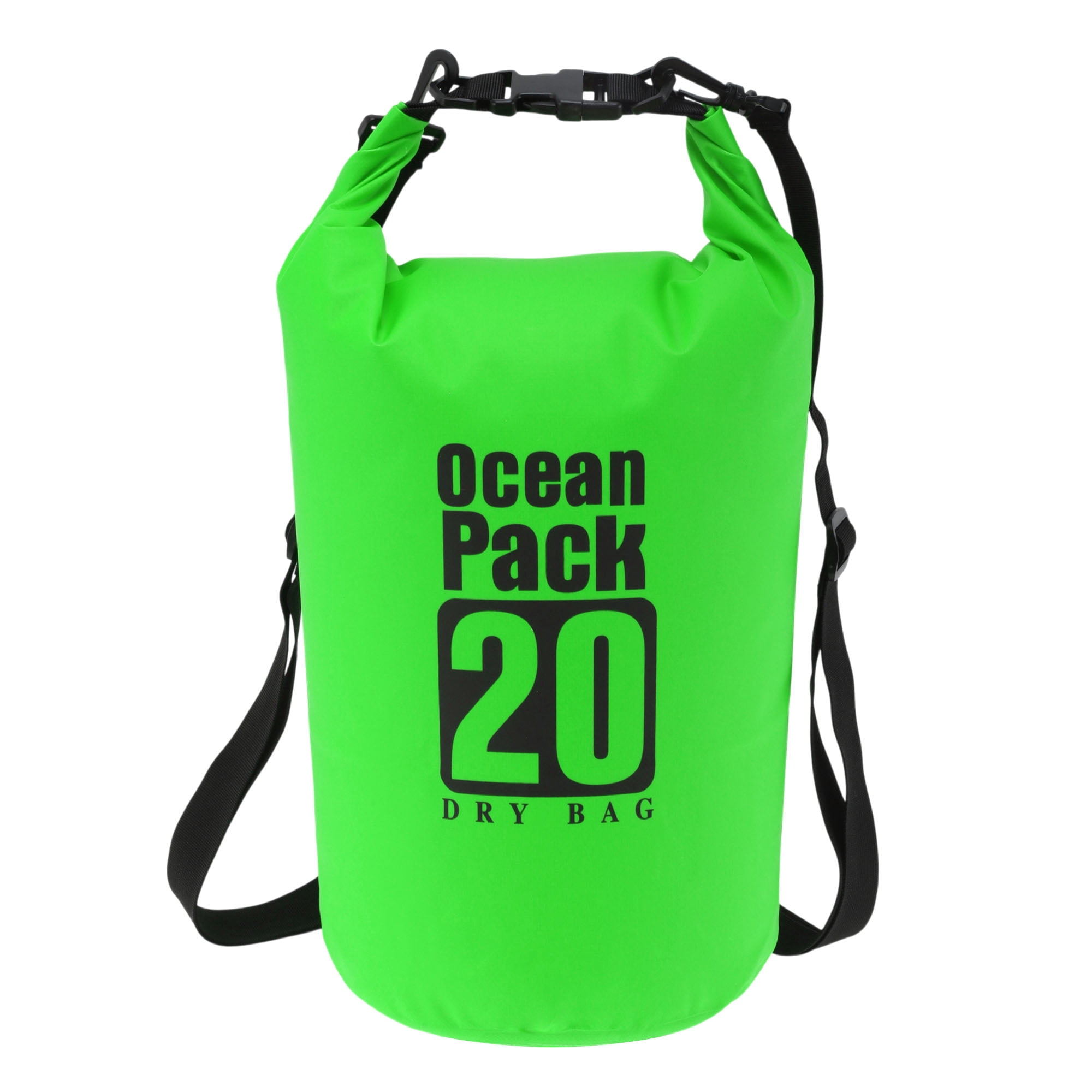 Unique Bargains Durable Waterproof Dry Bag Green Pattern 2