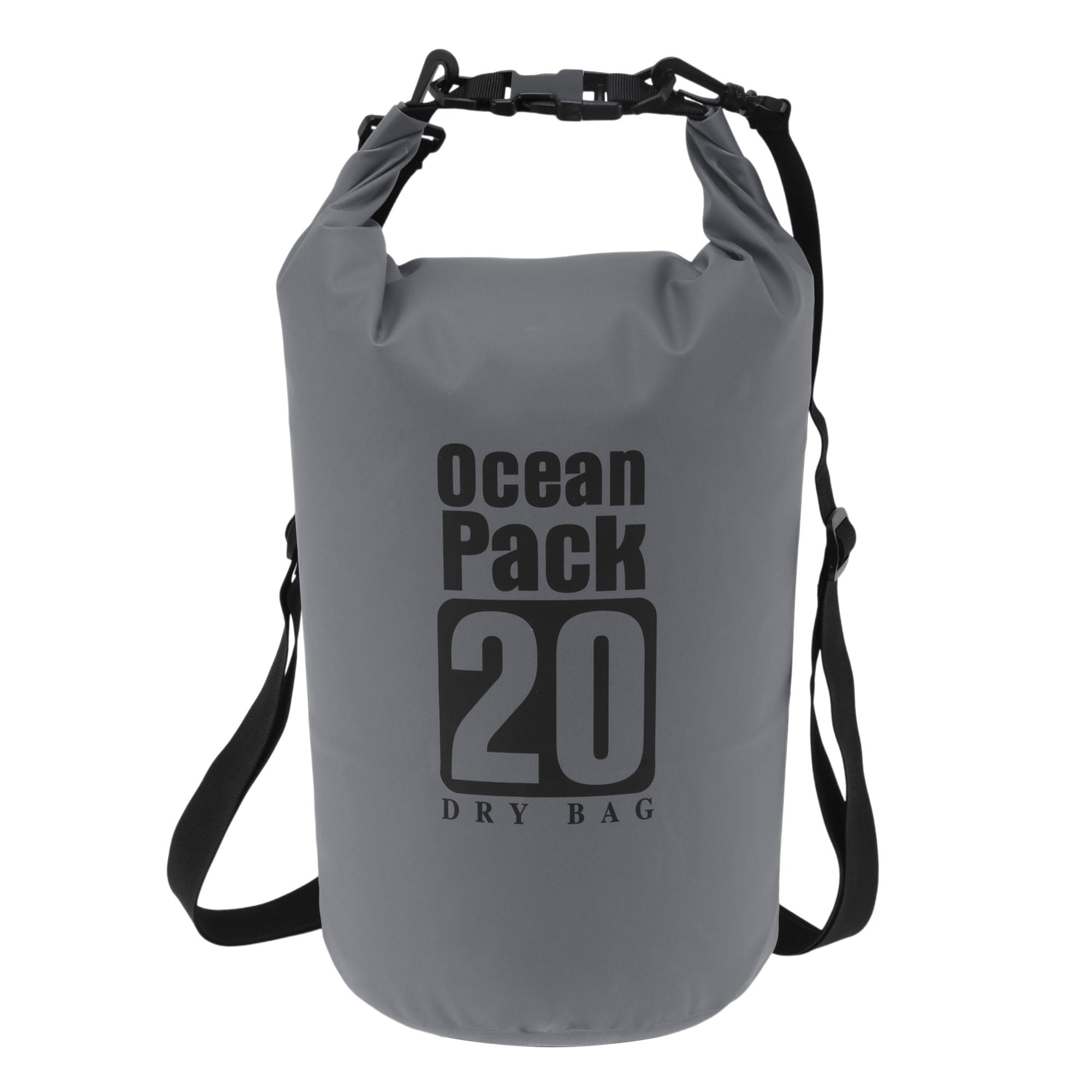 Unique Bargains Durable Waterproof Dry Bag Grey Pattern 3