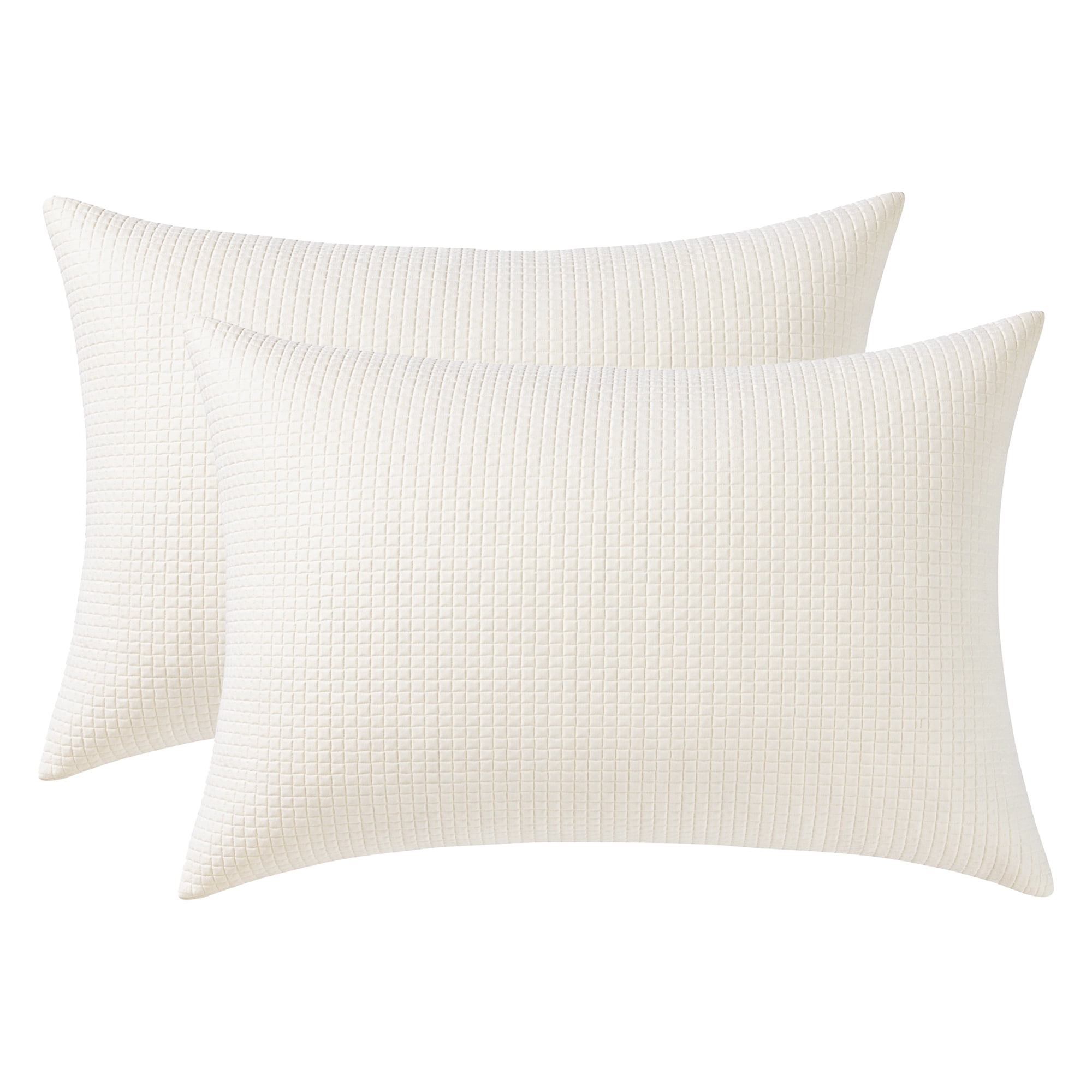 Unique Bargains Durable Waterproof Standard Size Zippered Pillow Protector White A