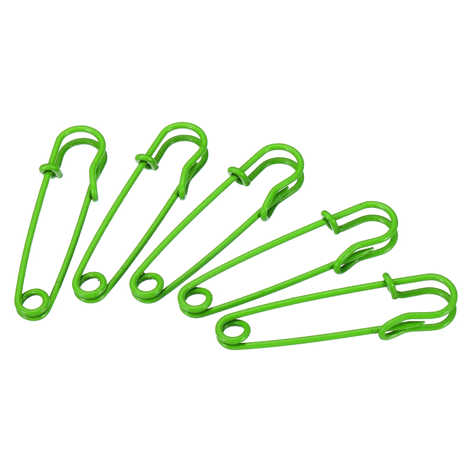 Unique Bargains Durable and Versatile Safety Pins Sewing Pins Green 2.48 Inch