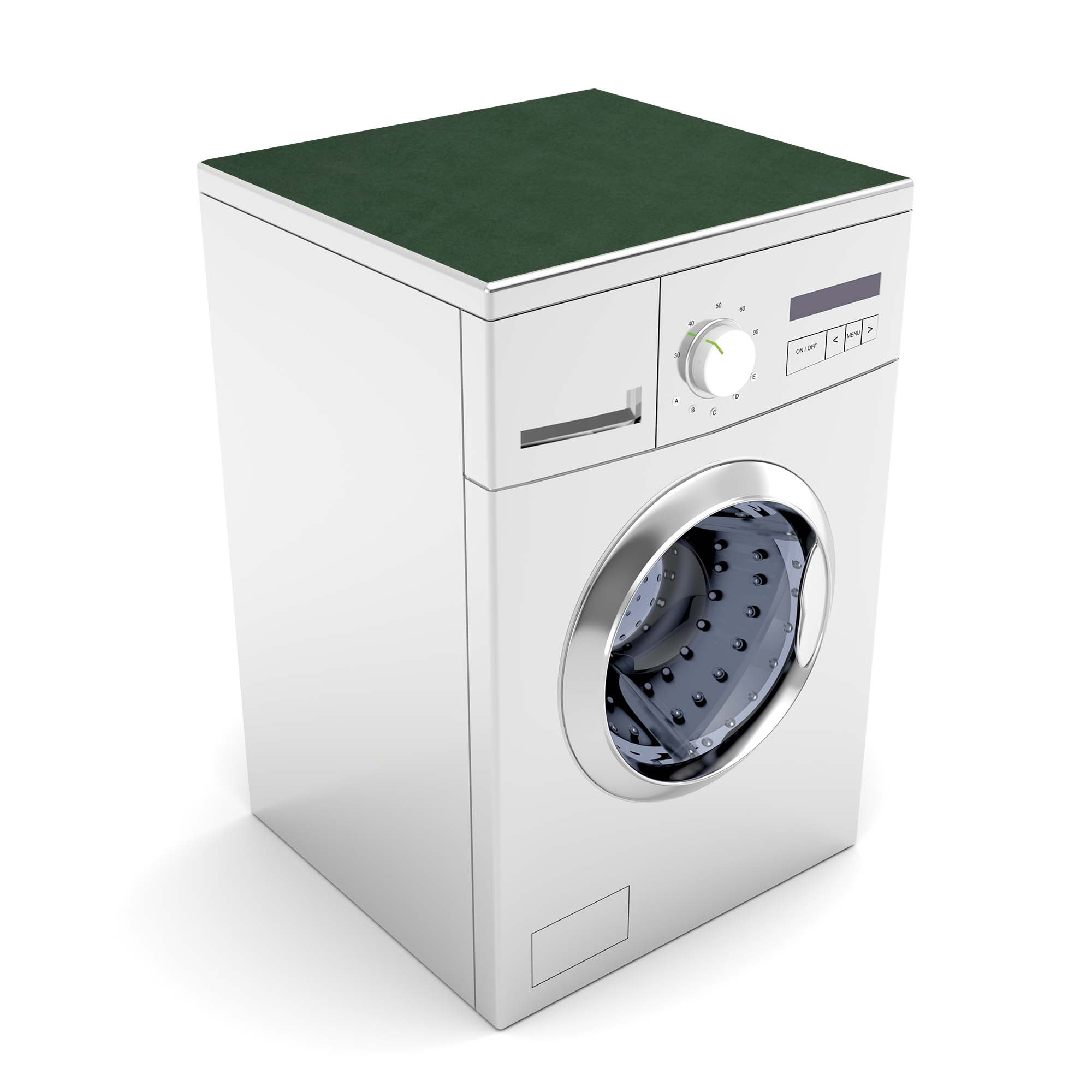 Unique Bargains Dust Cover Pad Washer and Dryer Covers Deep Green 23.62"x23.62"x0.12"