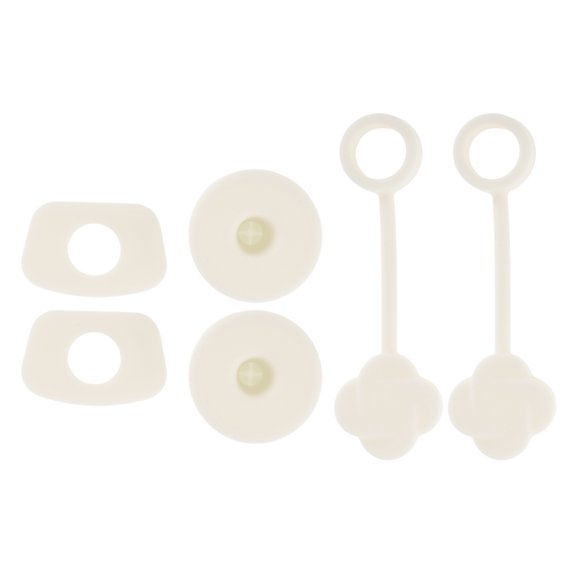 Unique Bargains Dust-Proof 30oz Straw Cover Set of 2 Beige