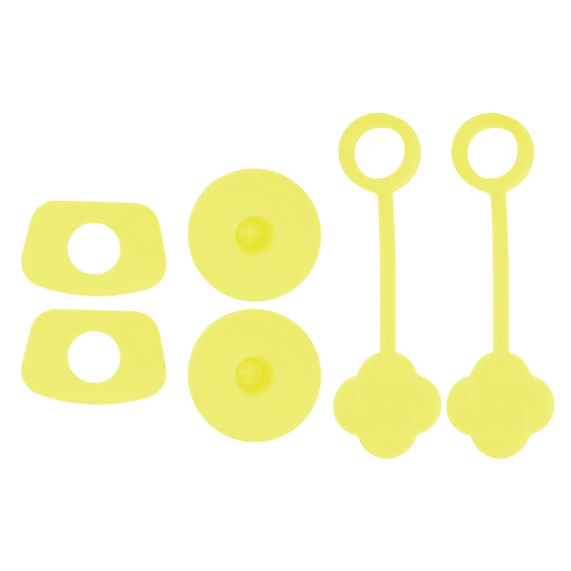 Unique Bargains Dust-Proof 30oz Straw Cover Set of 2 Yellow