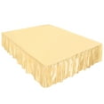 thumbnail image 1 of Unique Bargains Dust Ruffle Wrinkle Free Bed Skirt Gold Tone Twin - 18" Drop, 1 of 8