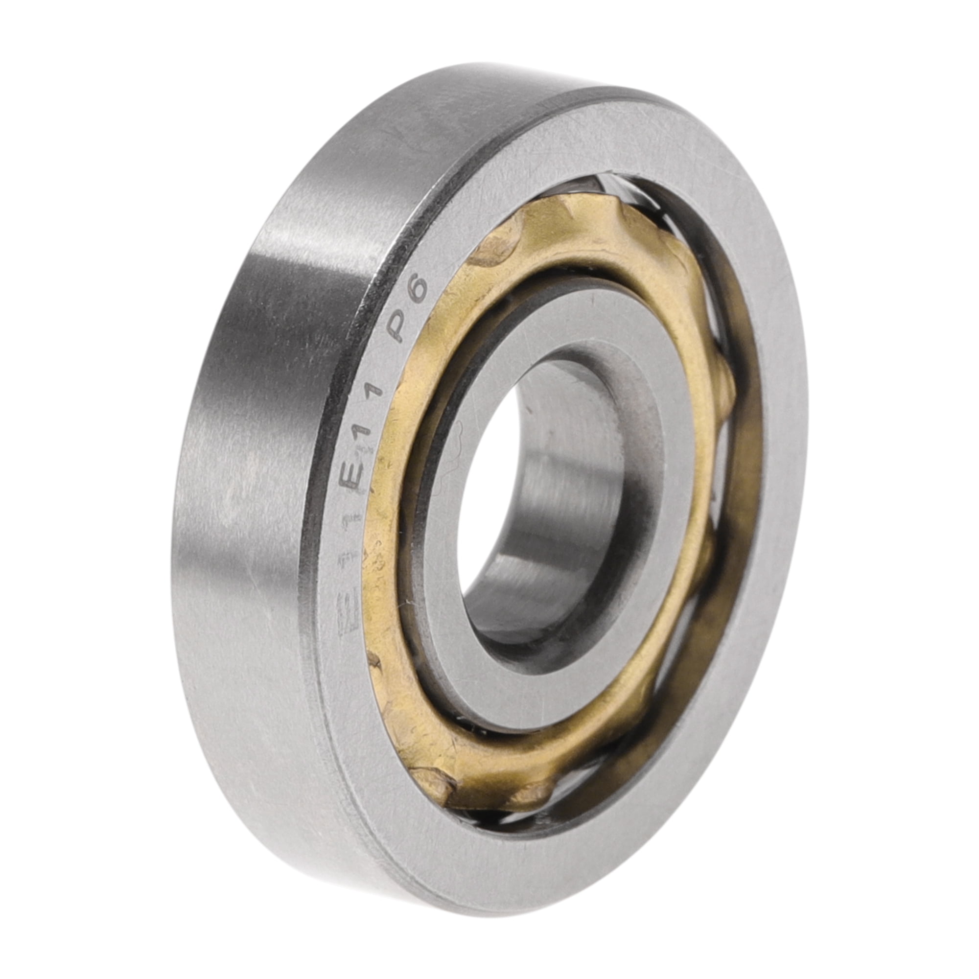 Unique Bargains E11 Deep Groove Ball Bearings 11x32x7mm P6 Open Type Lubricated Bearings 1 Pc Car Scooter Skateboard Wheel Universal Silver Tone Gold Tone