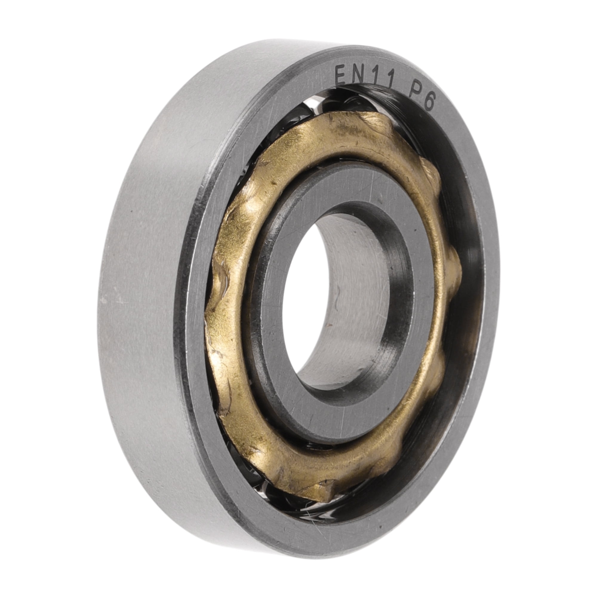 Unique Bargains EN11 Deep Groove Ball Bearings 11x32x7mm P6 Open Type Lubricated Bearings 1 Pc Car Scooter Skateboard Wheel Universal Silver Tone Gold Tone