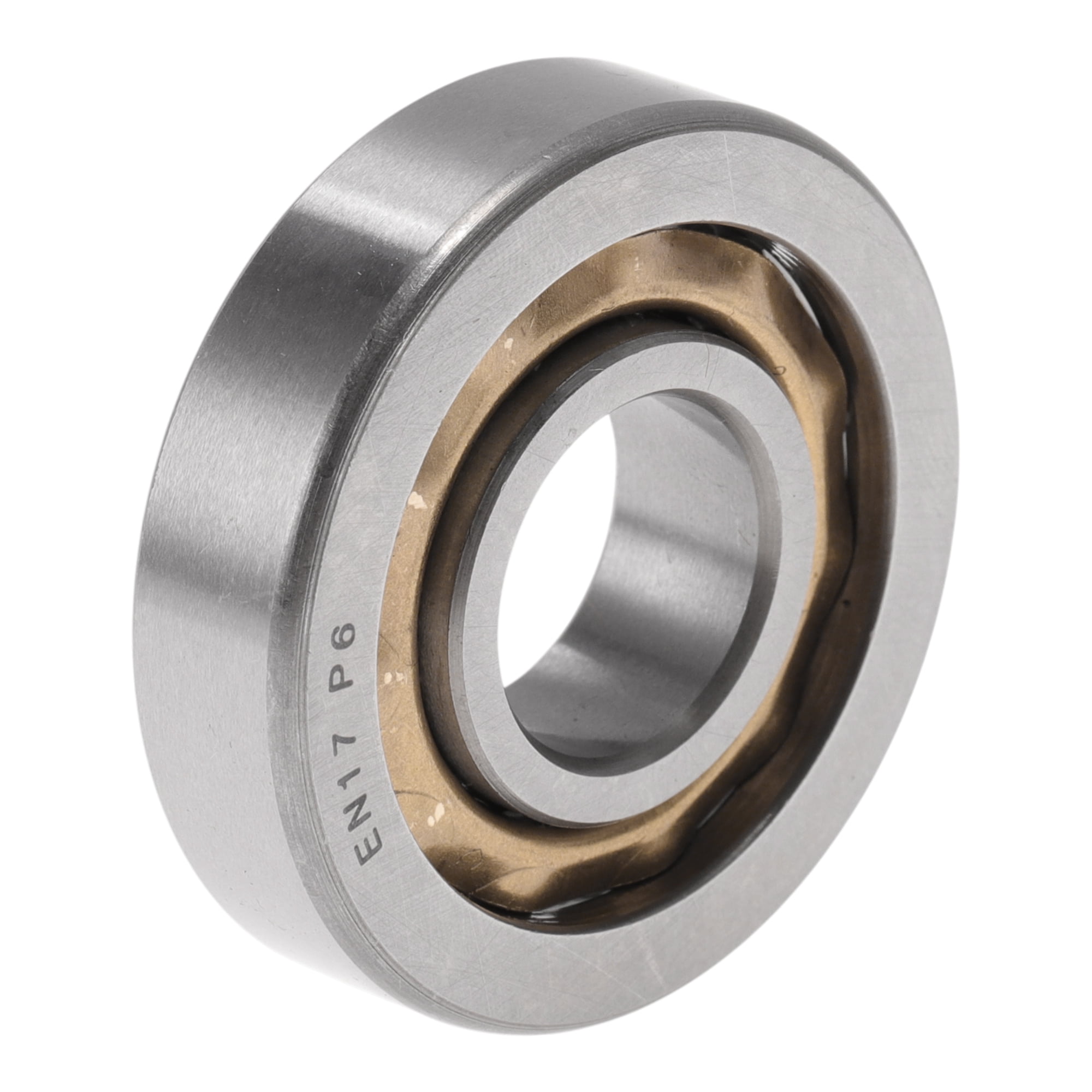 Unique Bargains EN17 Deep Groove Ball Bearings 17x44x11mm P6 Open Type Lubricated Bearings 1 Pc Car Scooter Skateboard Wheel Universal Silver Tone Gold Tone