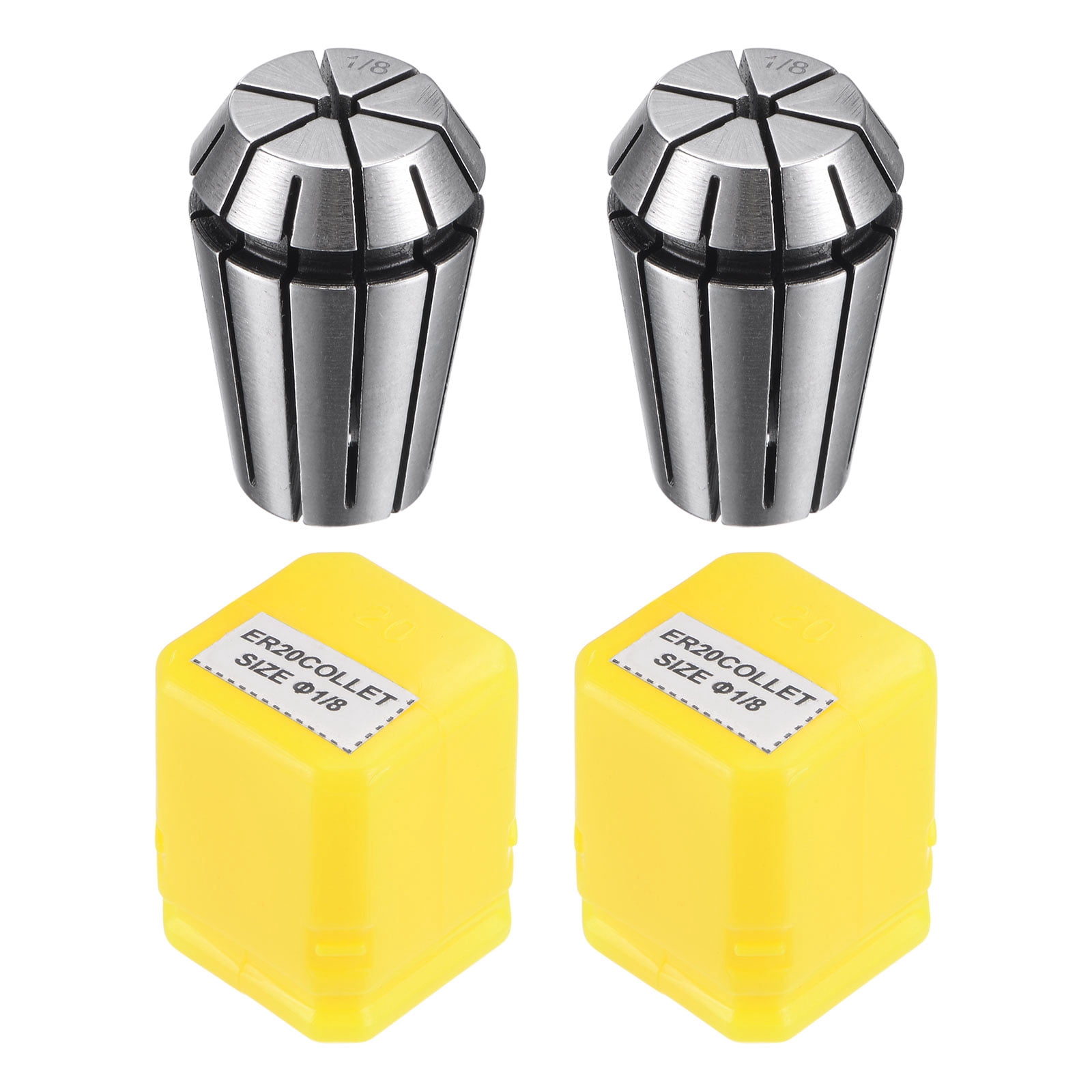 Unique Bargains ER20 Spring Collet Inch Chuck for CNC Engraving Machine Tools 1/8"