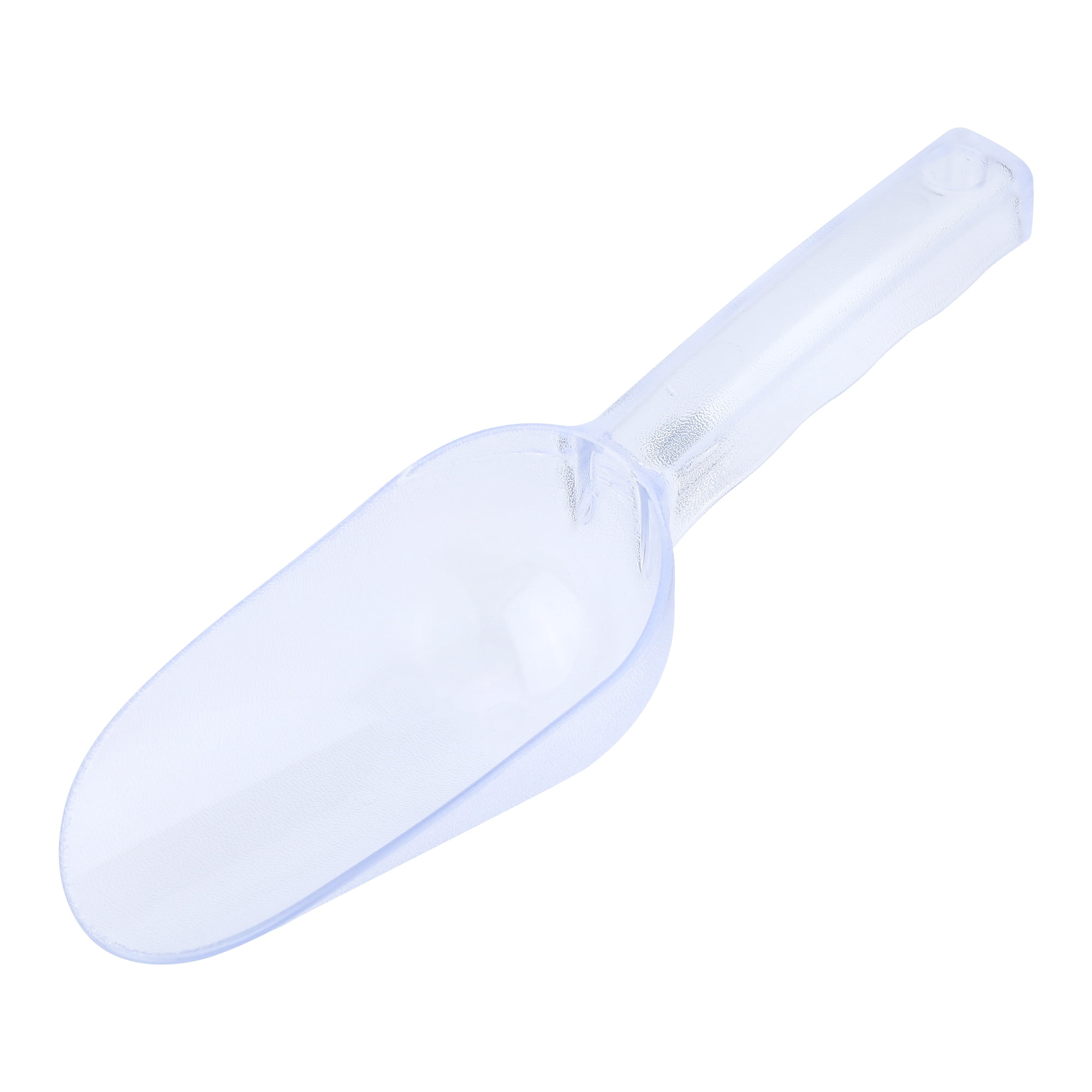 Unique Bargains Easy Clean Plastic Candy Buffet Ice Shovel Clear-1PCS 10.2*2.9inch