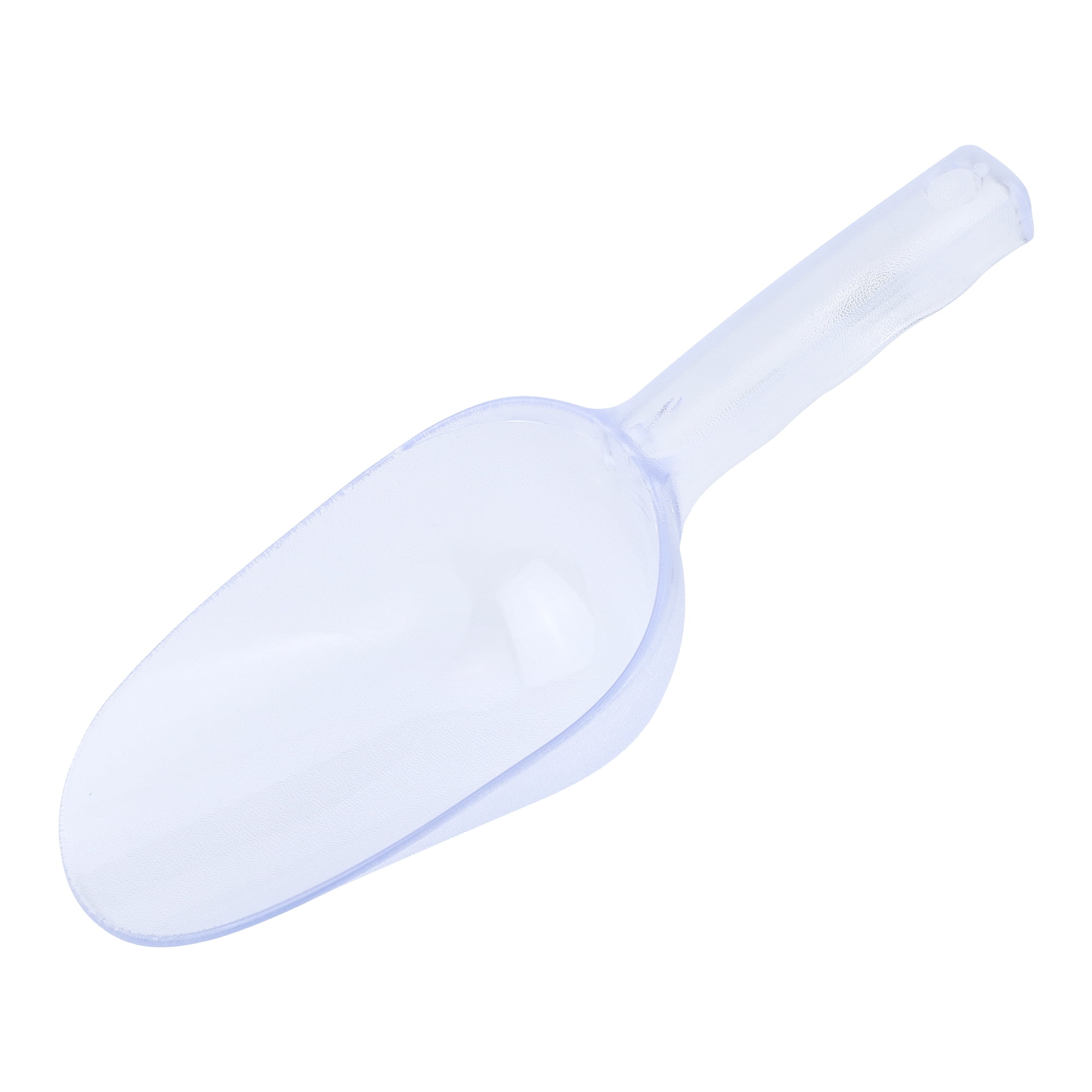 Unique Bargains Easy Clean Plastic Candy Buffet Ice Shovel Clear-1PCS 11.3*3.9inch