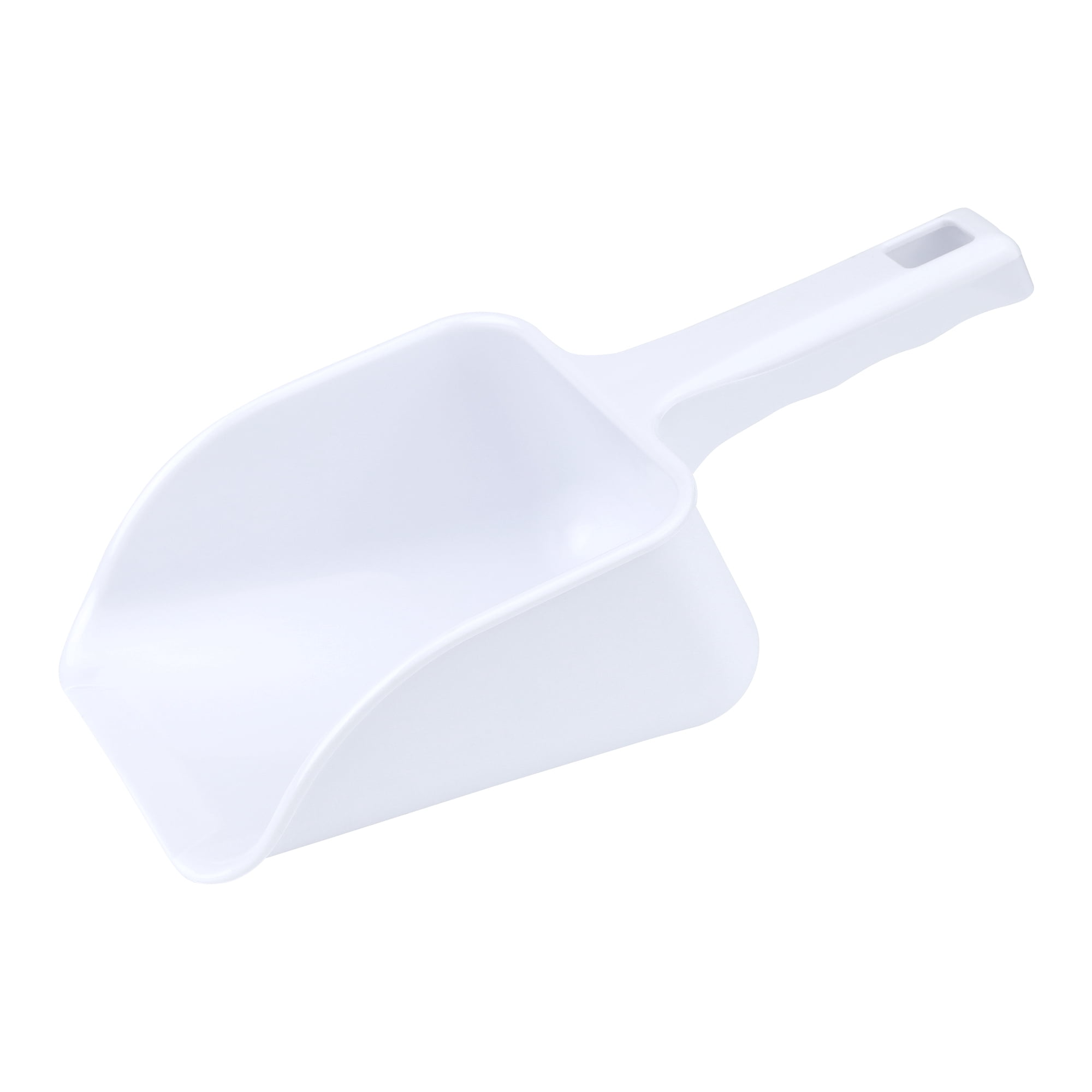 Unique Bargains Easy Clean Plastic Kitchen Use Ice Scoop White-1PCS 11.2*5.1inch