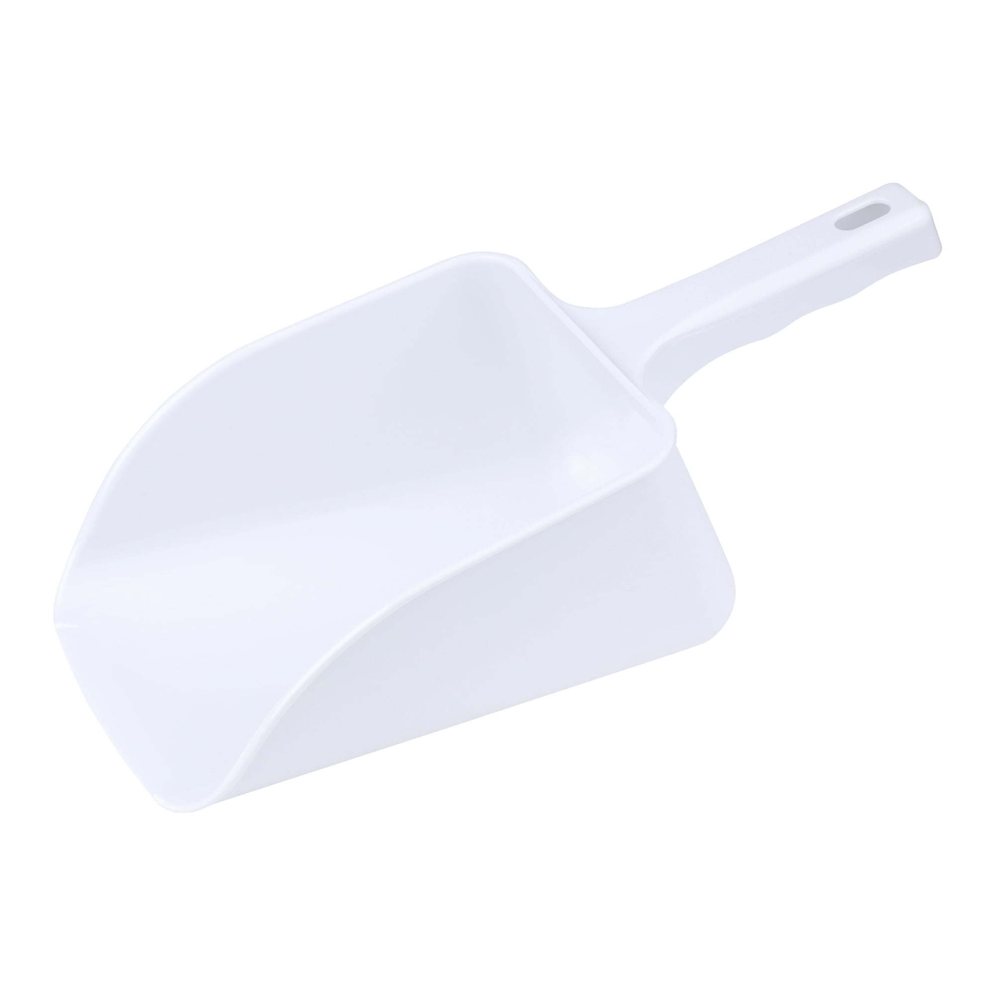 Unique Bargains Easy Clean Plastic Kitchen Use Ice Scoop White-1PCS 14.2*6.1inch
