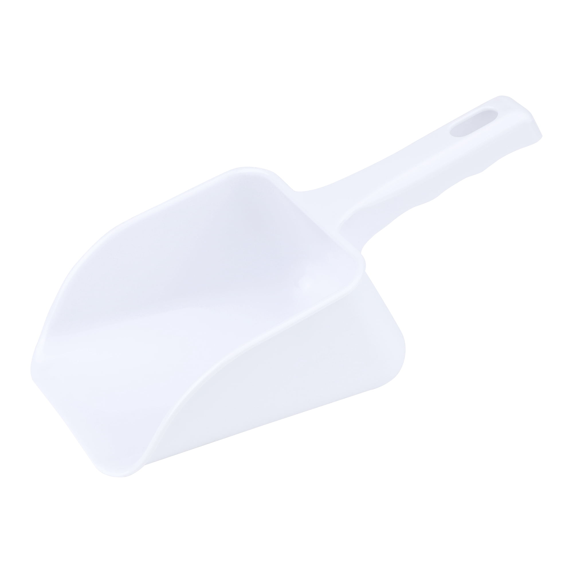 Unique Bargains Easy Clean Plastic Kitchen Use Ice Scoop White-1PCS 9.1*4.1inch