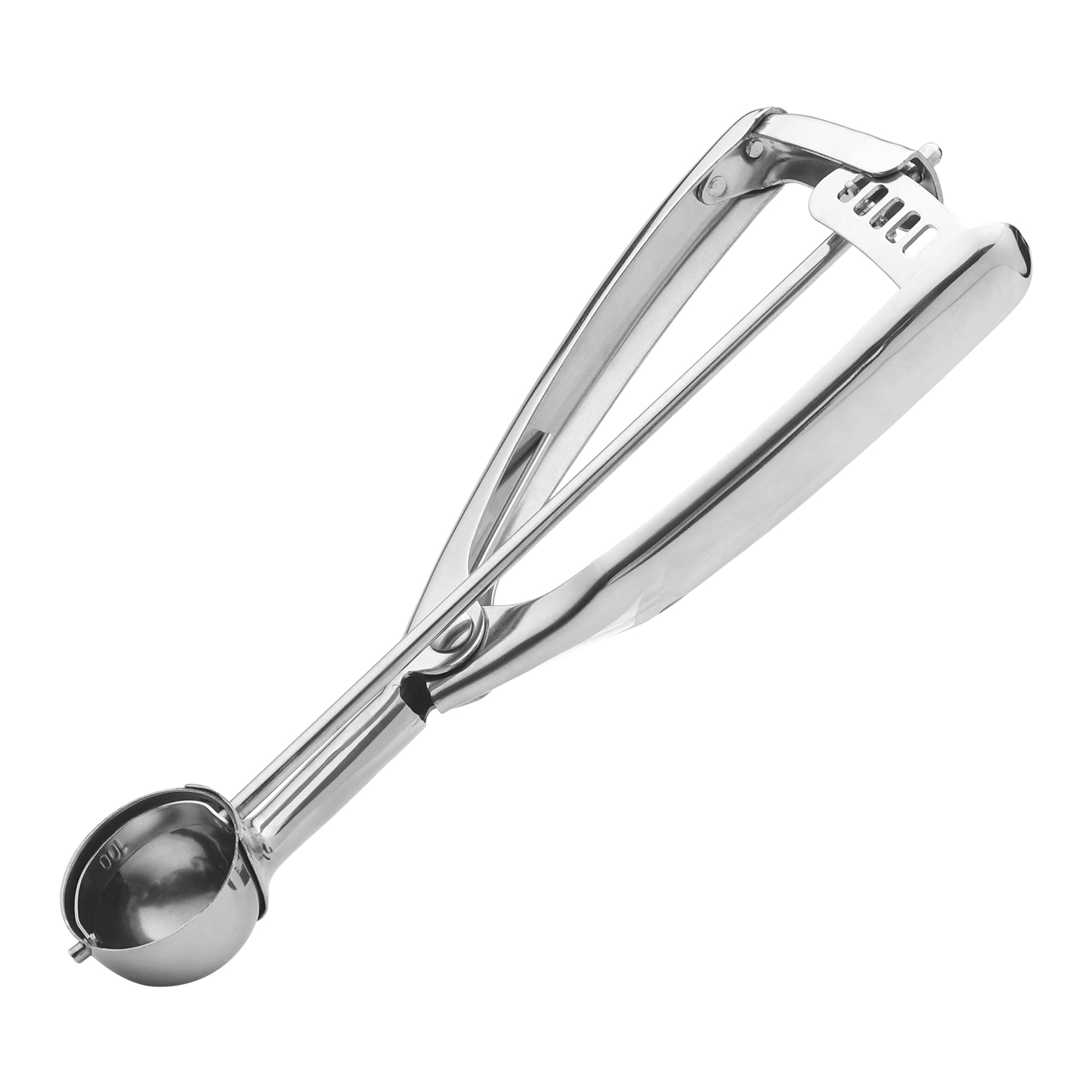 Unique Bargains Easy Clean Tool Stainless Steel Ice Cream Scoop Silver 7.7in
