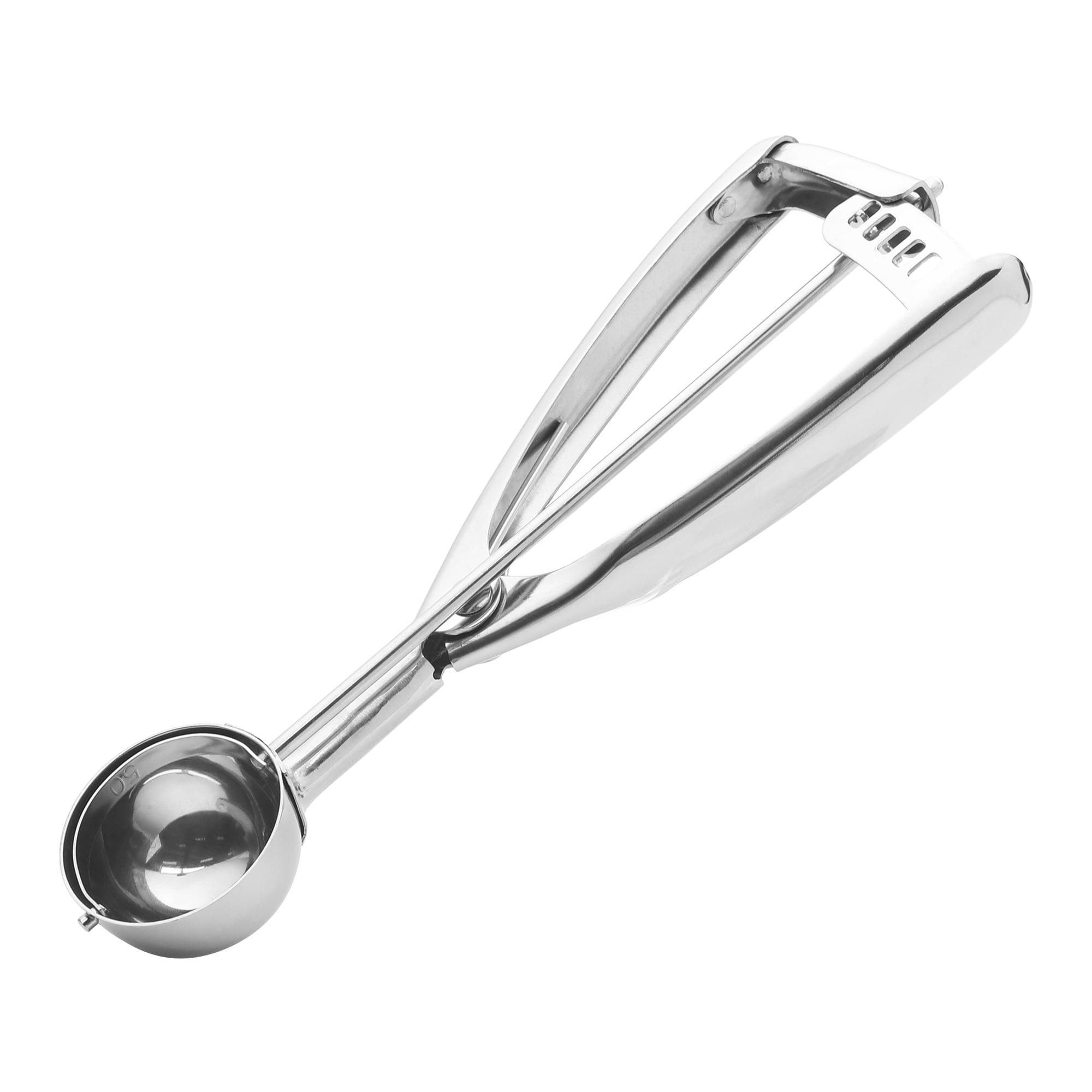 Unique Bargains Easy Clean Tool Stainless Steel Ice Cream Scoop Silver 8.1in