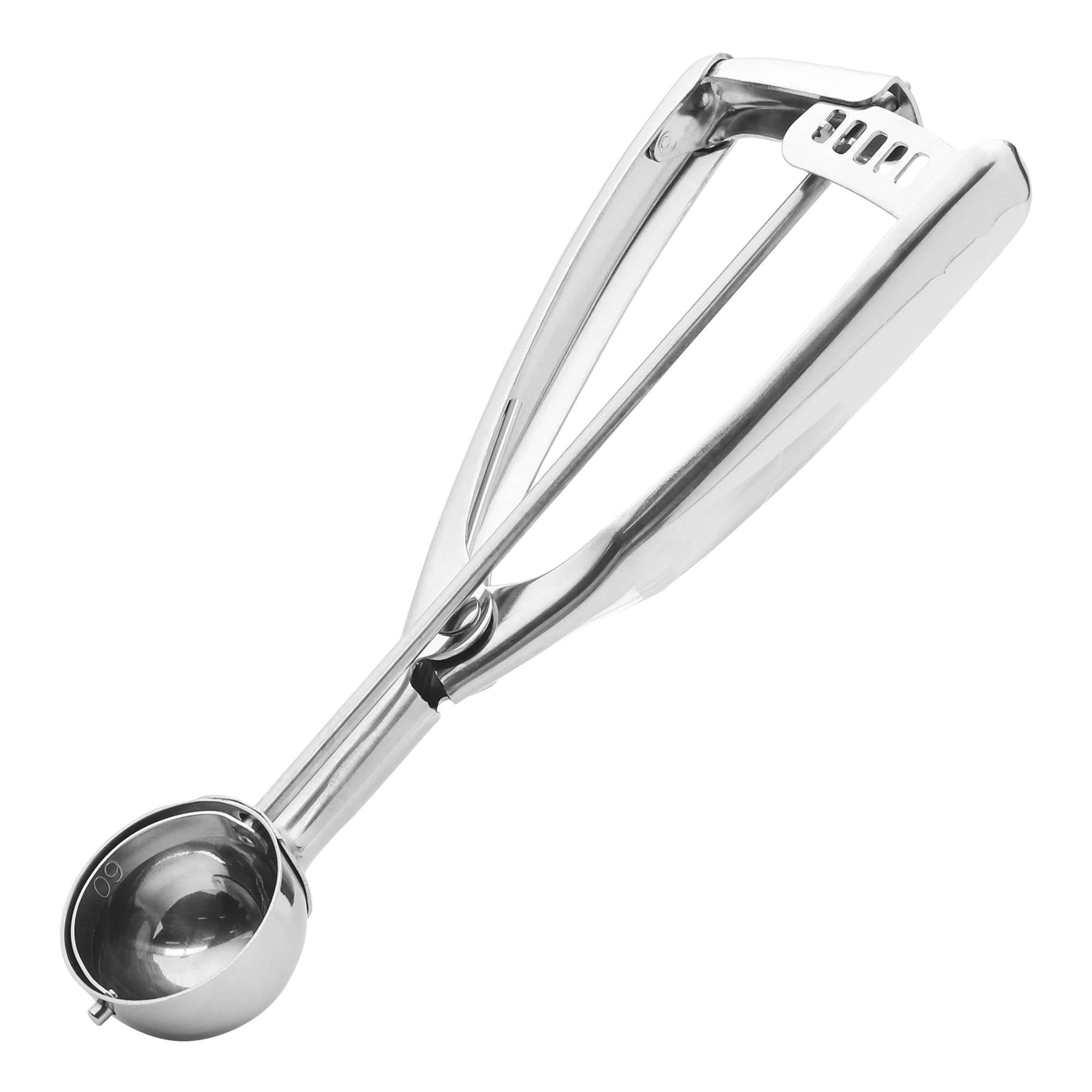Unique Bargains Easy Clean Tool Stainless Steel Ice Cream Scoop Silver 8in