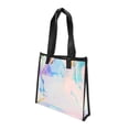 thumbnail image 1 of Unique Bargains Edged Reusable Gift Bag Multicolor For All Occasions 1Pc Black Multicolor, 1 of 5