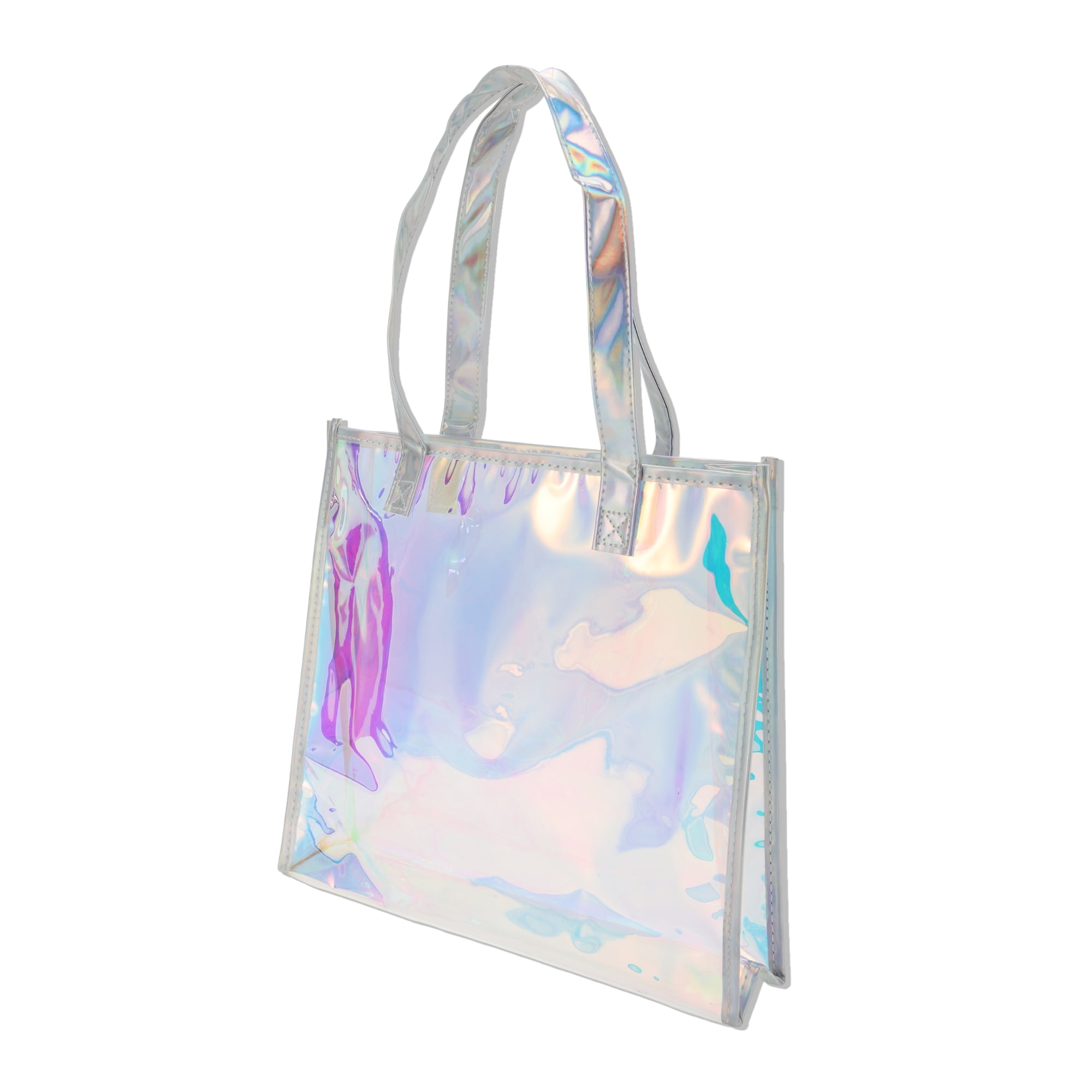 Unique Bargains Edged Reusable Gift Bag Multicolor For All Occasions 1Pc Gray Multicolor