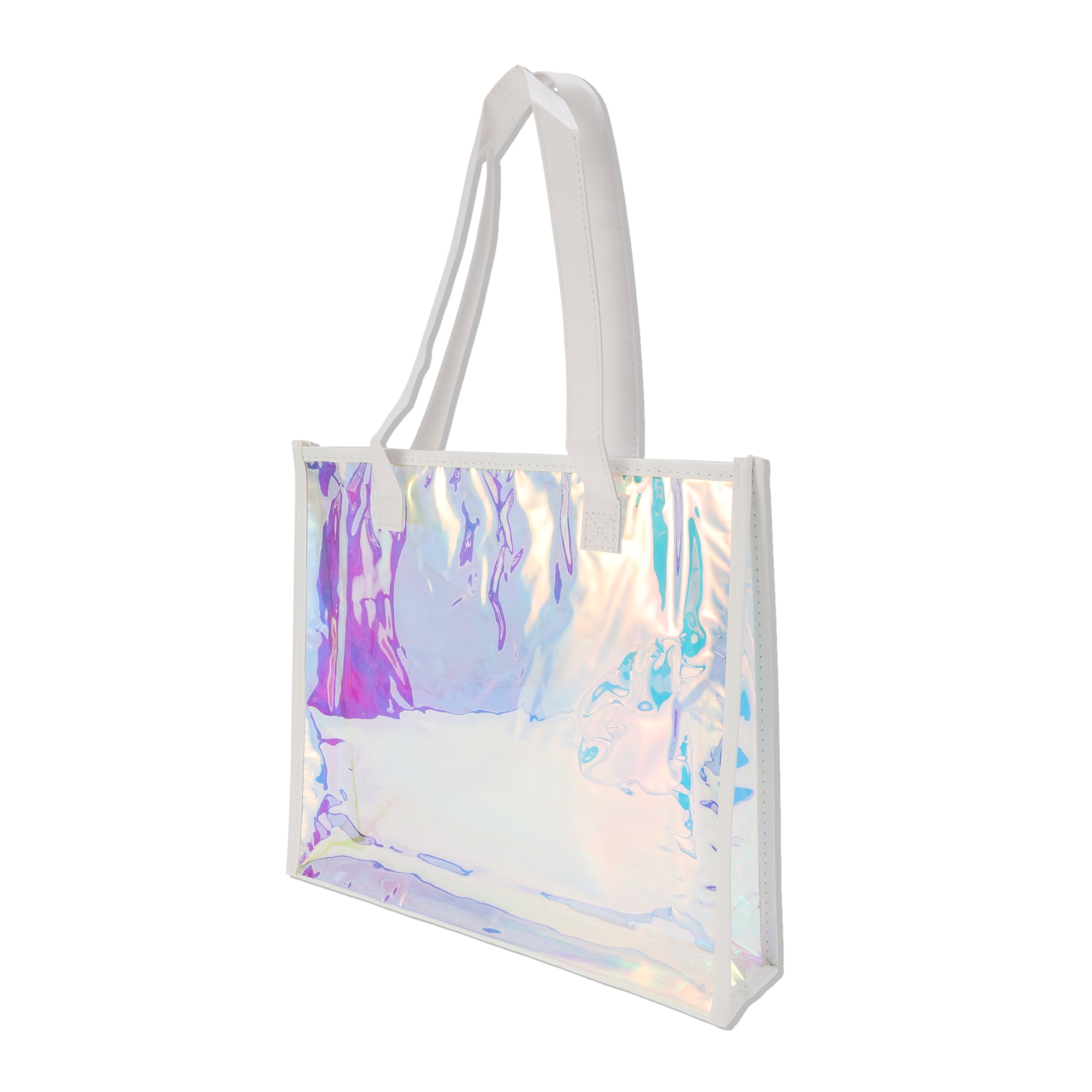 Unique Bargains Edged Reusable Gift Bag Multicolor For All Occasions 1Pc White Multicolor