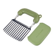 Unique Bargains Effective Mandoline Cutter Perfect for Tomato & Potato Green 5.4x4.3in