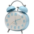 thumbnail image 1 of Unique Bargains Egg Shape Loud Dual Bell Alarm Clock Blue 4.5"L x 3.1"W x 5.8"H, 1 of 6