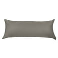 thumbnail image 1 of Unique Bargains Egyptian Cotton Zipper Long Body Pillow Cover Brown 21" x 55", 1 of 8